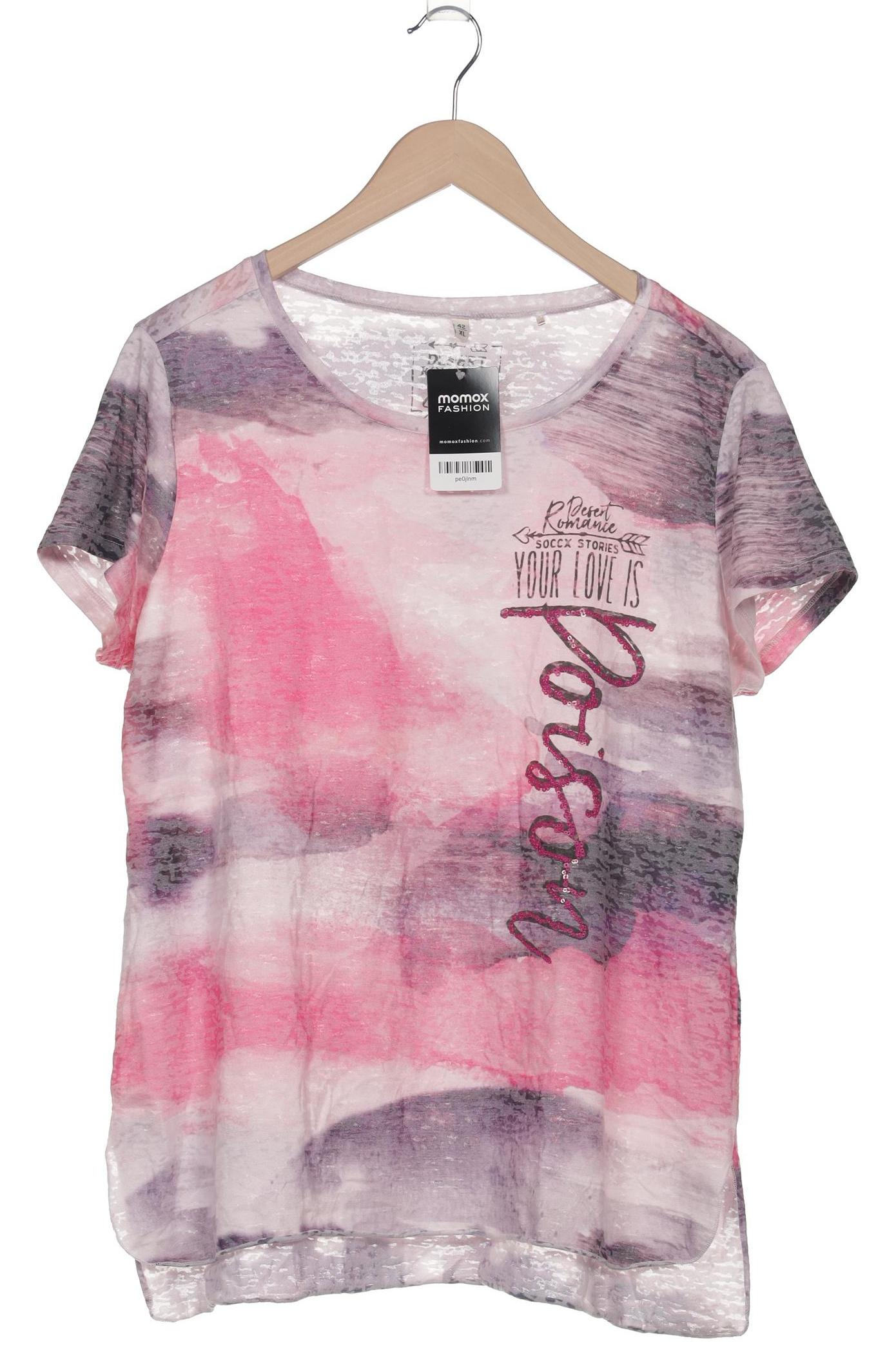 

Soccx Damen T-Shirt, pink, Gr. 42