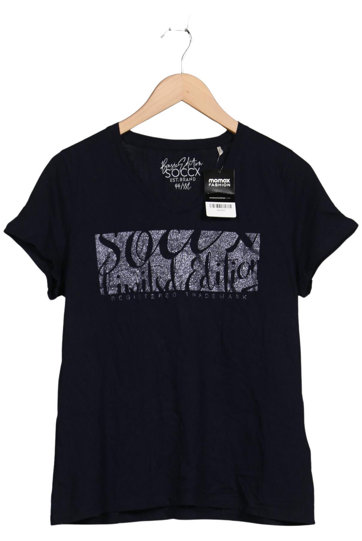 

Soccx Damen T-Shirt, marineblau, Gr. 44