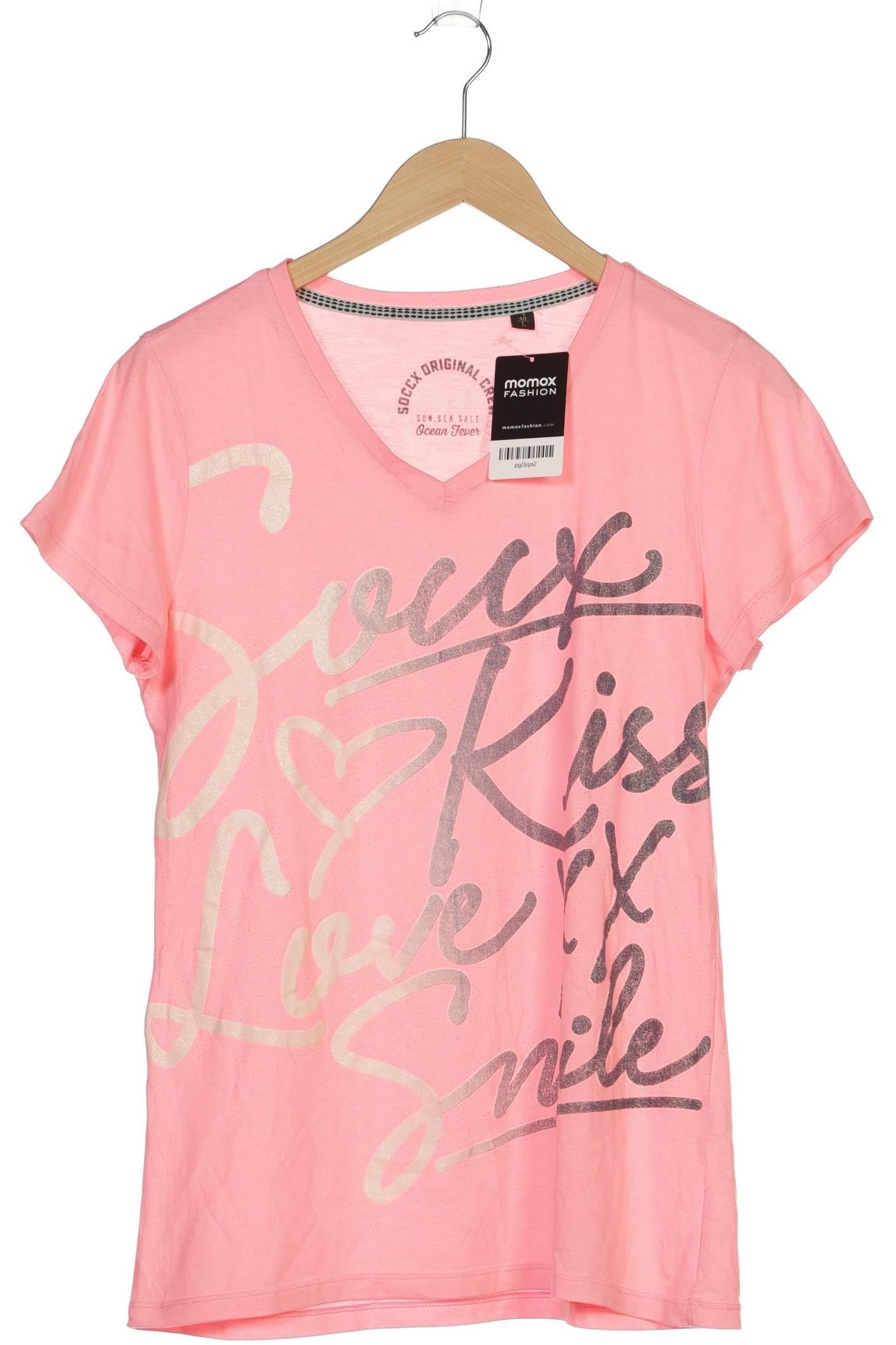 

Soccx Damen T-Shirt, pink, Gr. 40
