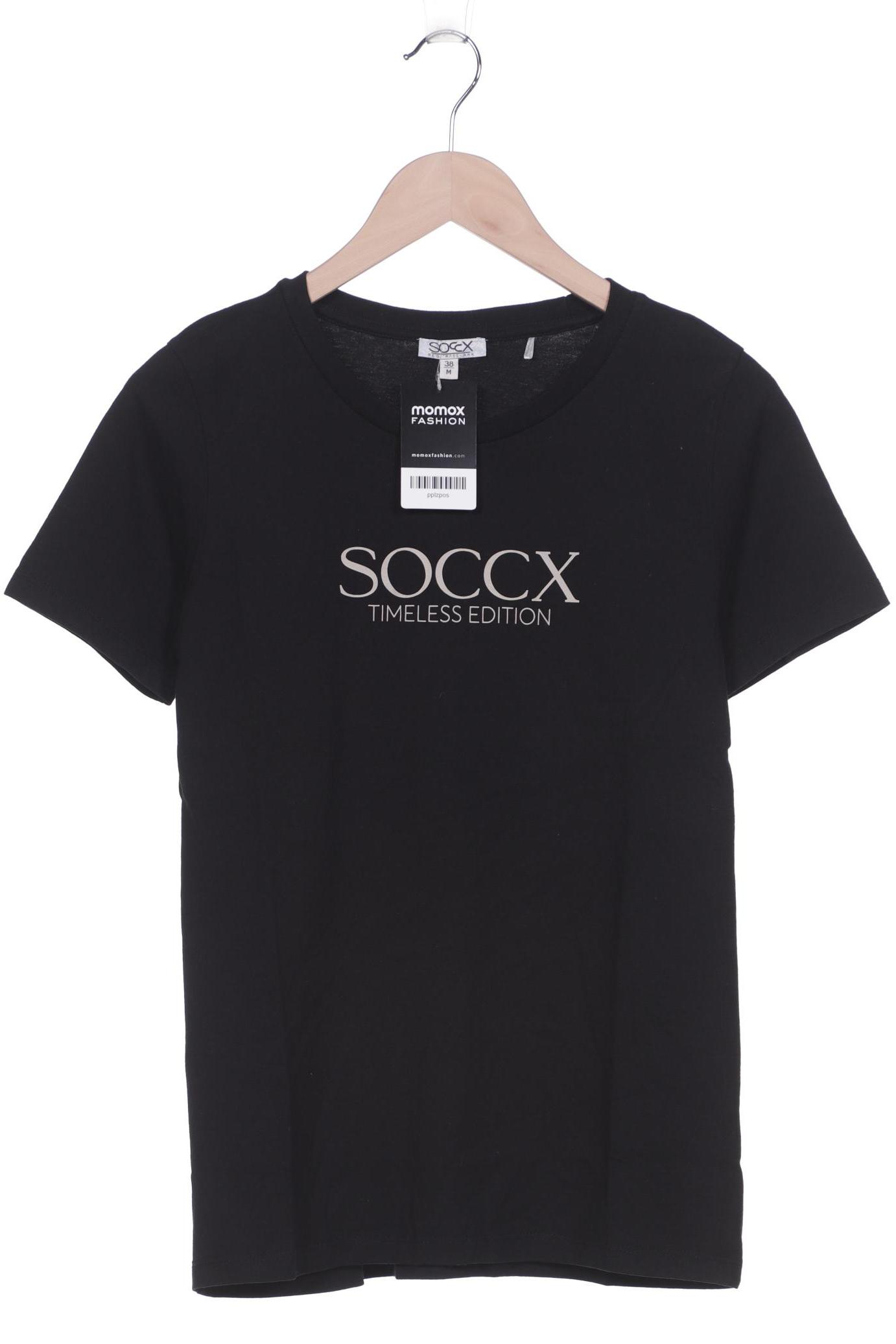 

SOCCX Damen T-Shirt, schwarz