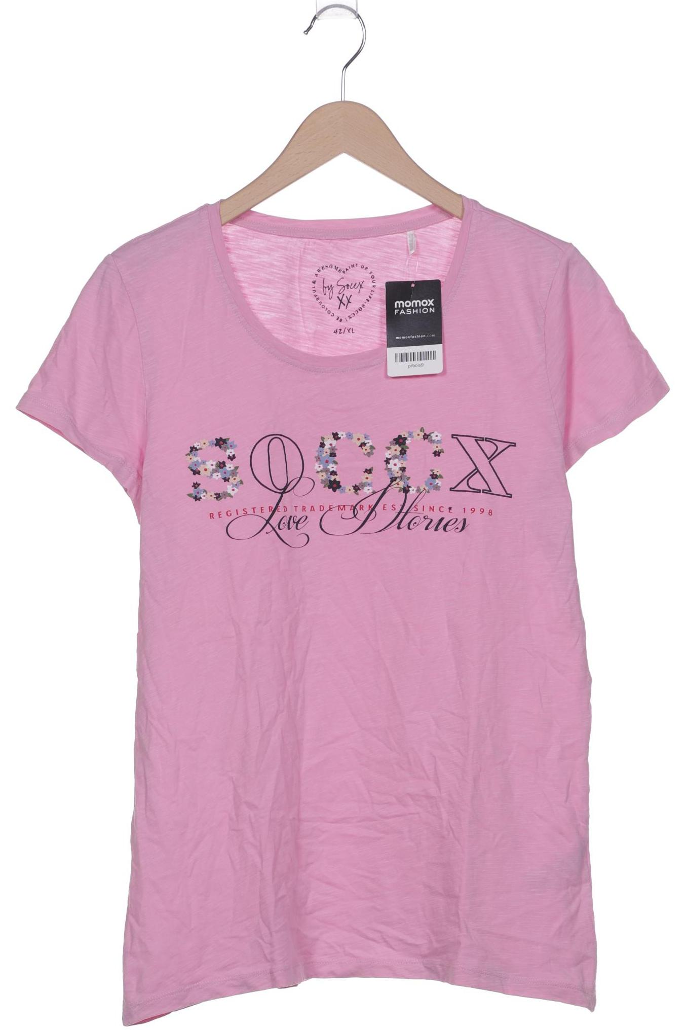 

Soccx Damen T-Shirt, pink, Gr. 42