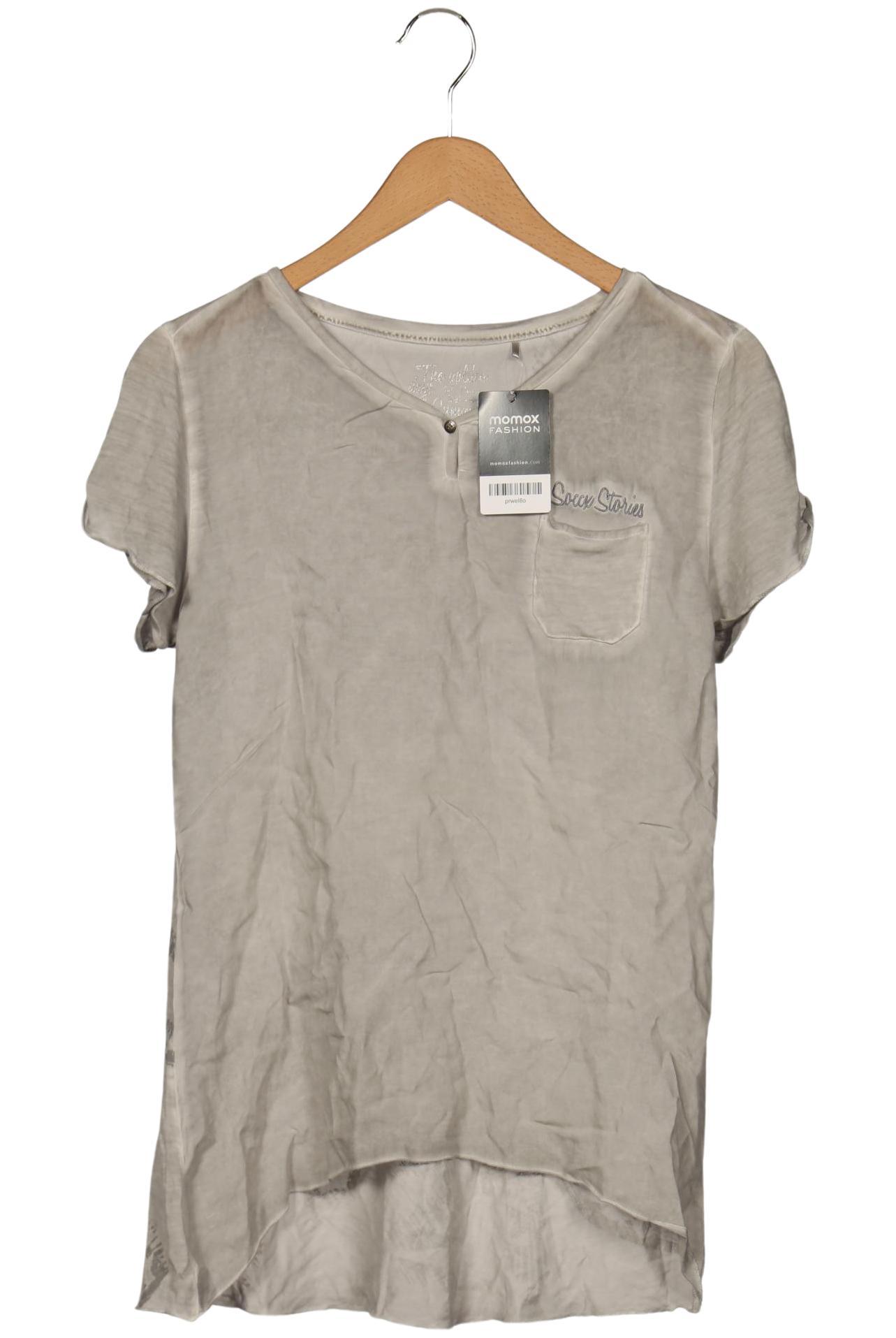 

Soccx Damen T-Shirt, grau, Gr. 36