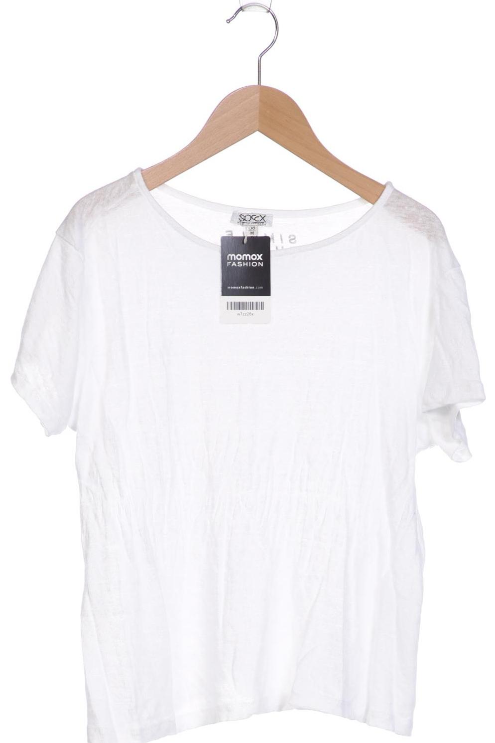 

Soccx Damen T-Shirt, weiß, Gr. 38