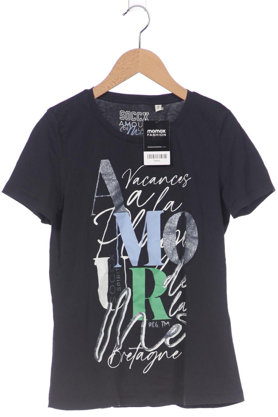 

Soccx Damen T-Shirt, schwarz, Gr. 36
