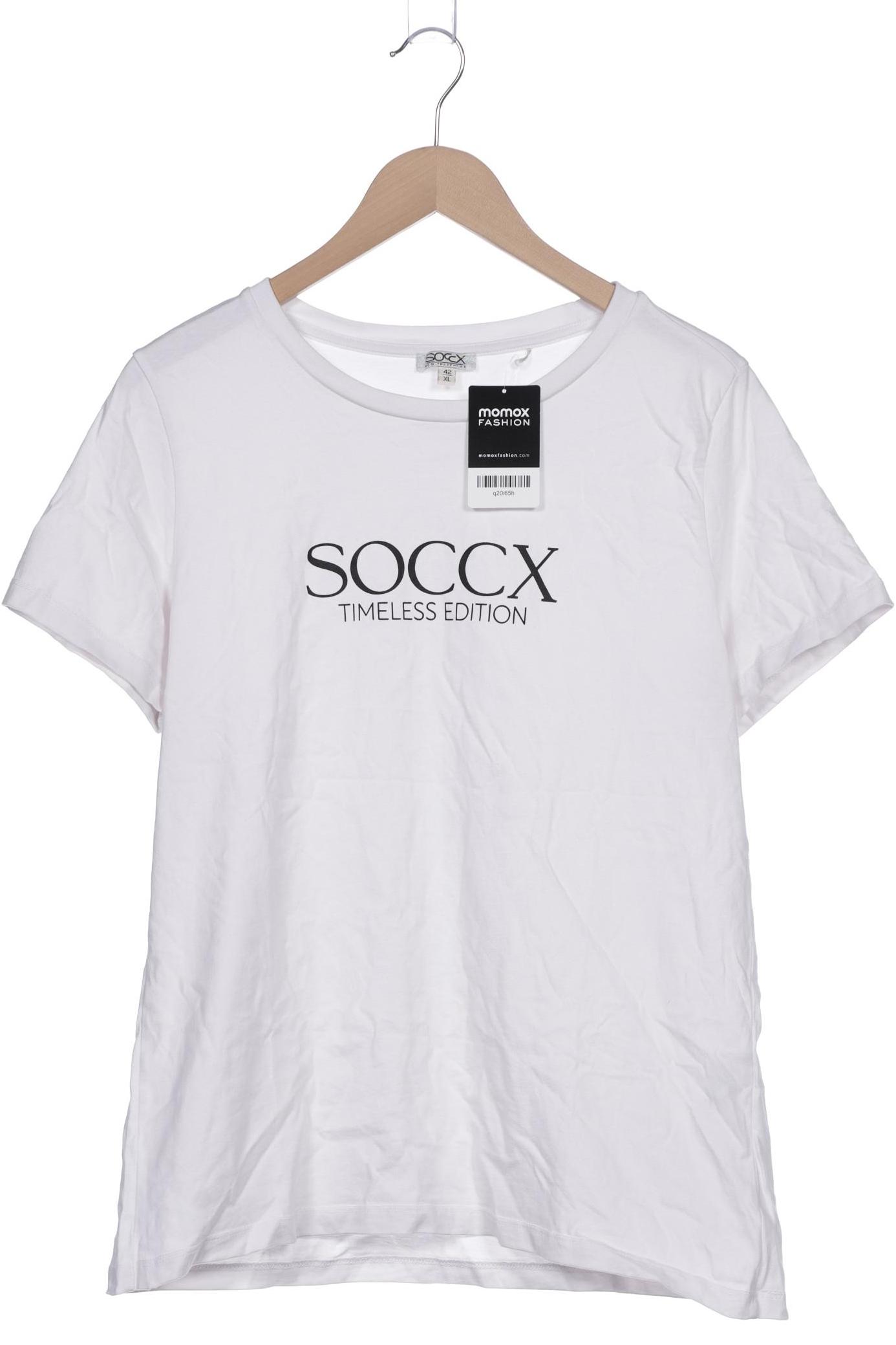 

Soccx Damen T-Shirt, weiß, Gr. 42