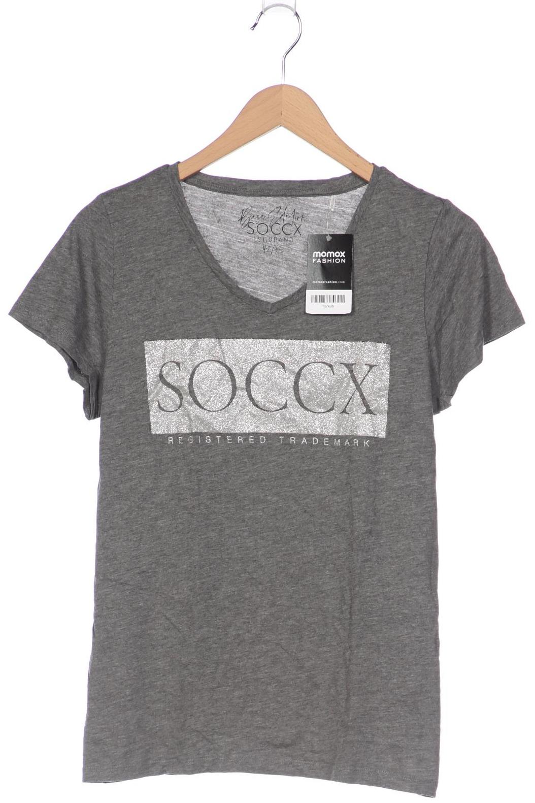 

SOCCX Damen T-Shirt, grau