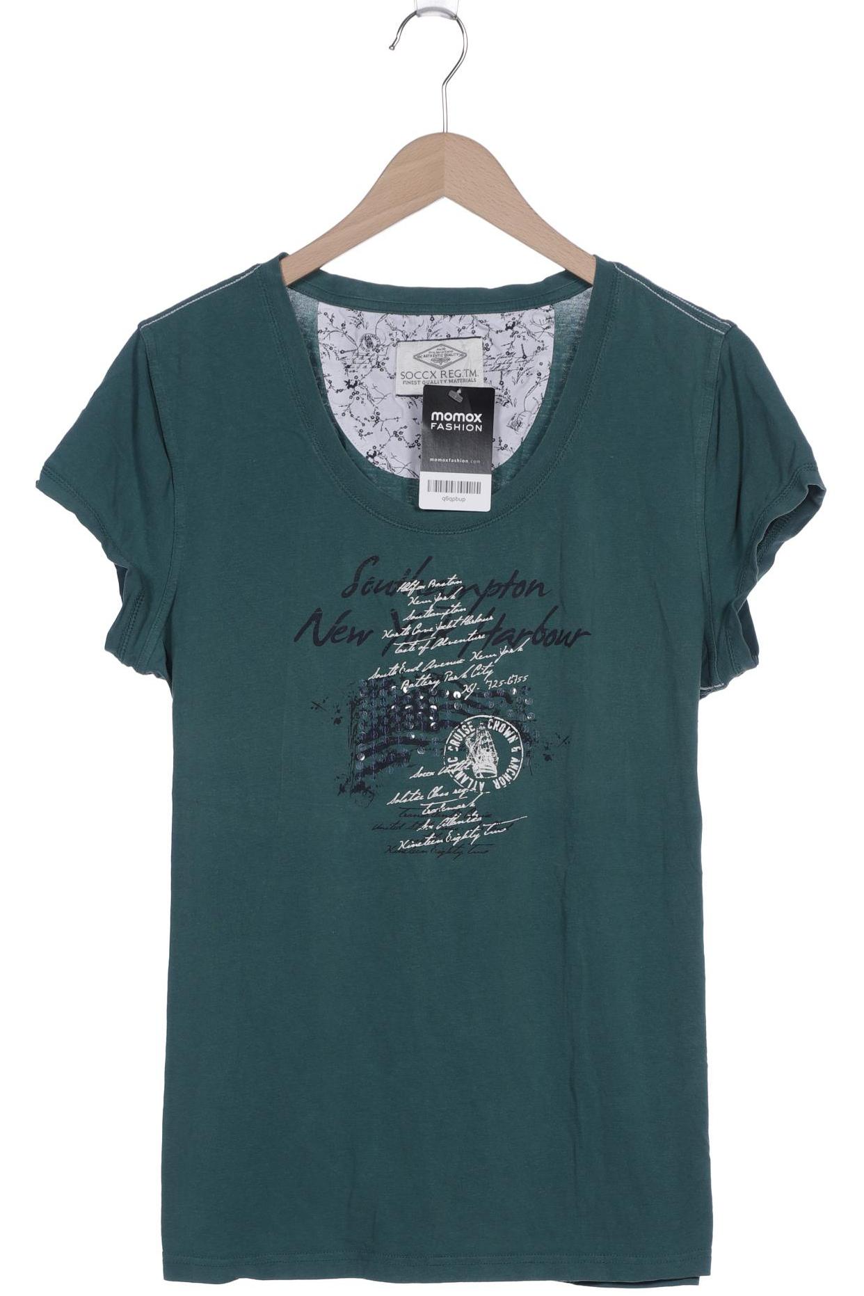 

SOCCX Damen T-Shirt, türkis