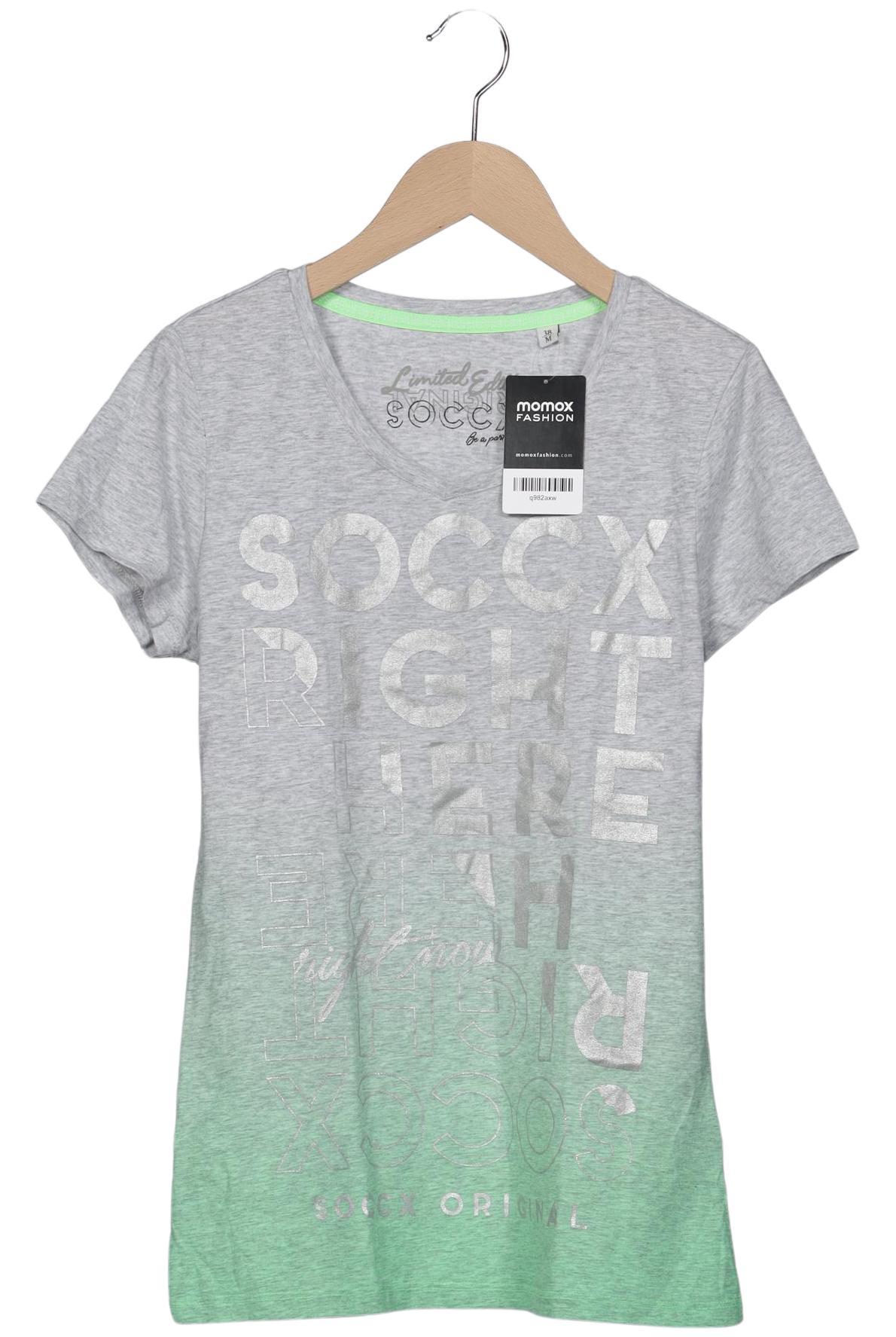 

Soccx Damen T-Shirt, grau, Gr. 38