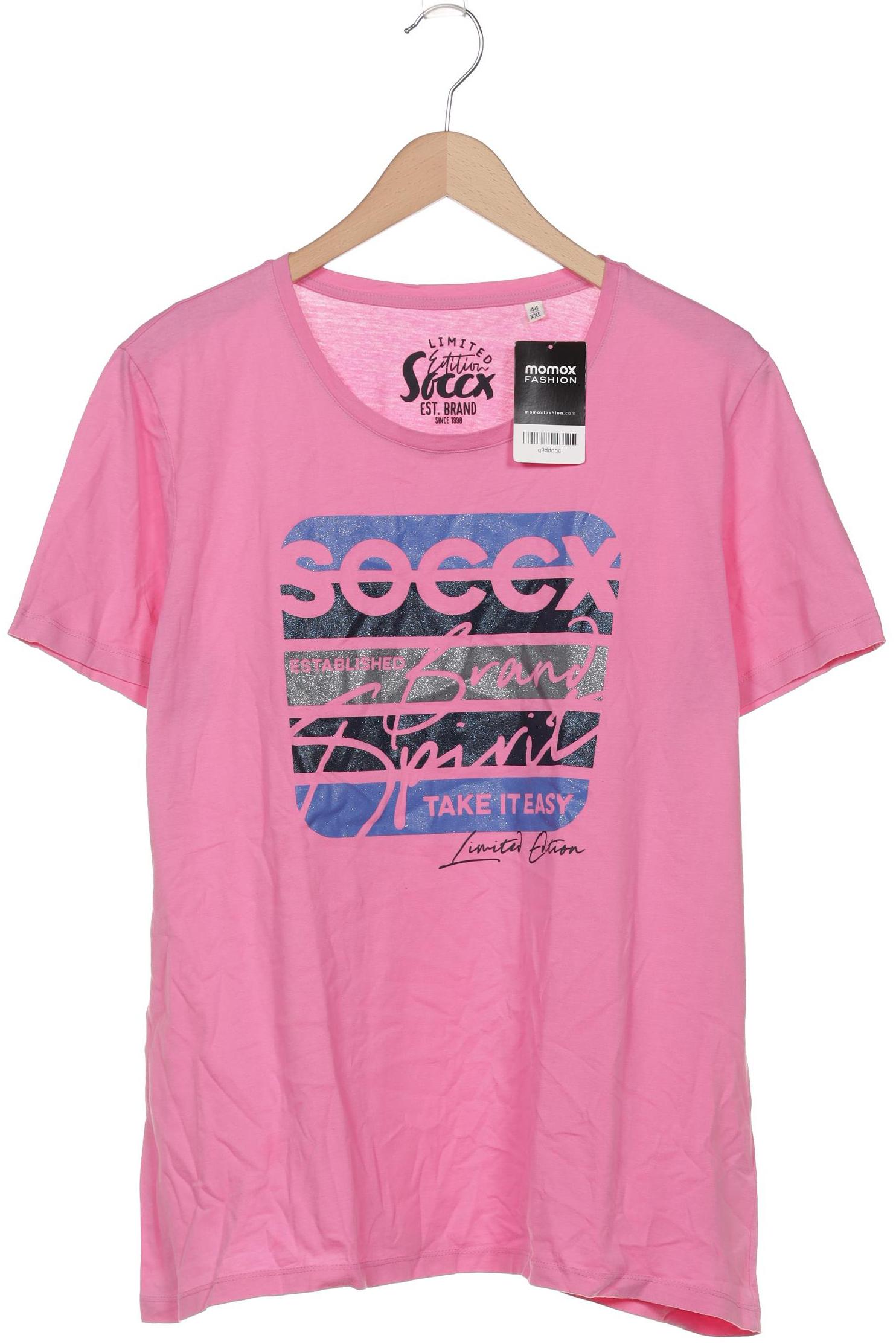 

Soccx Damen T-Shirt, pink, Gr. 44