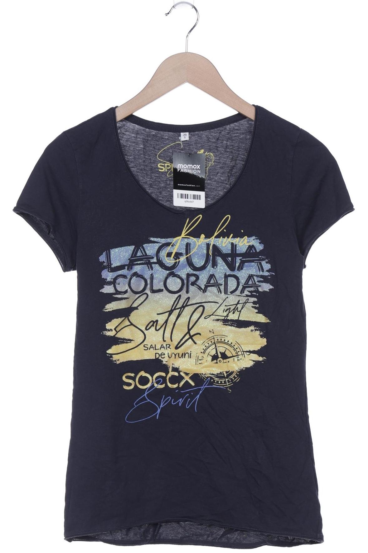 

Soccx Damen T-Shirt, marineblau, Gr. 36