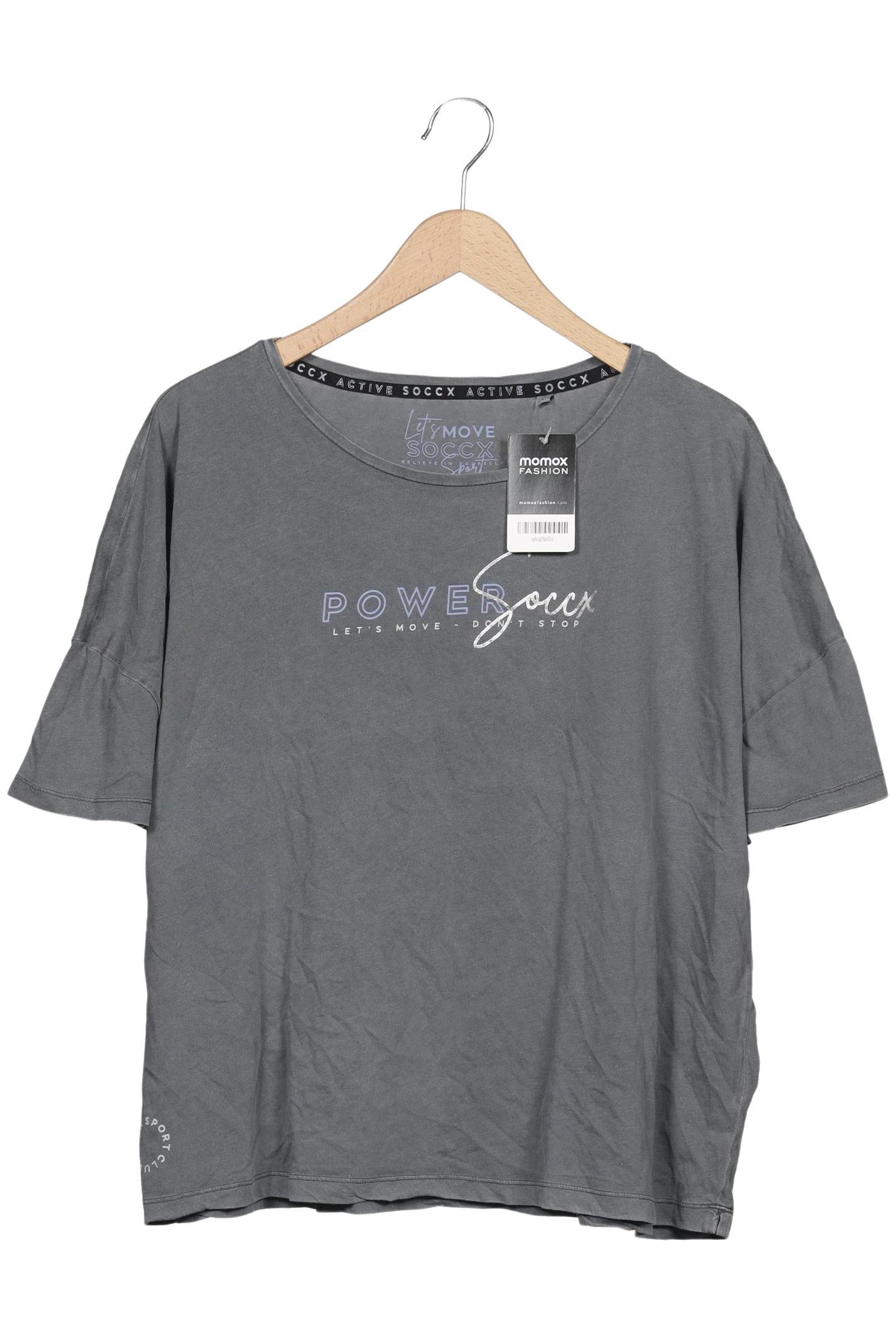 

Soccx Damen T-Shirt, grau, Gr. 44