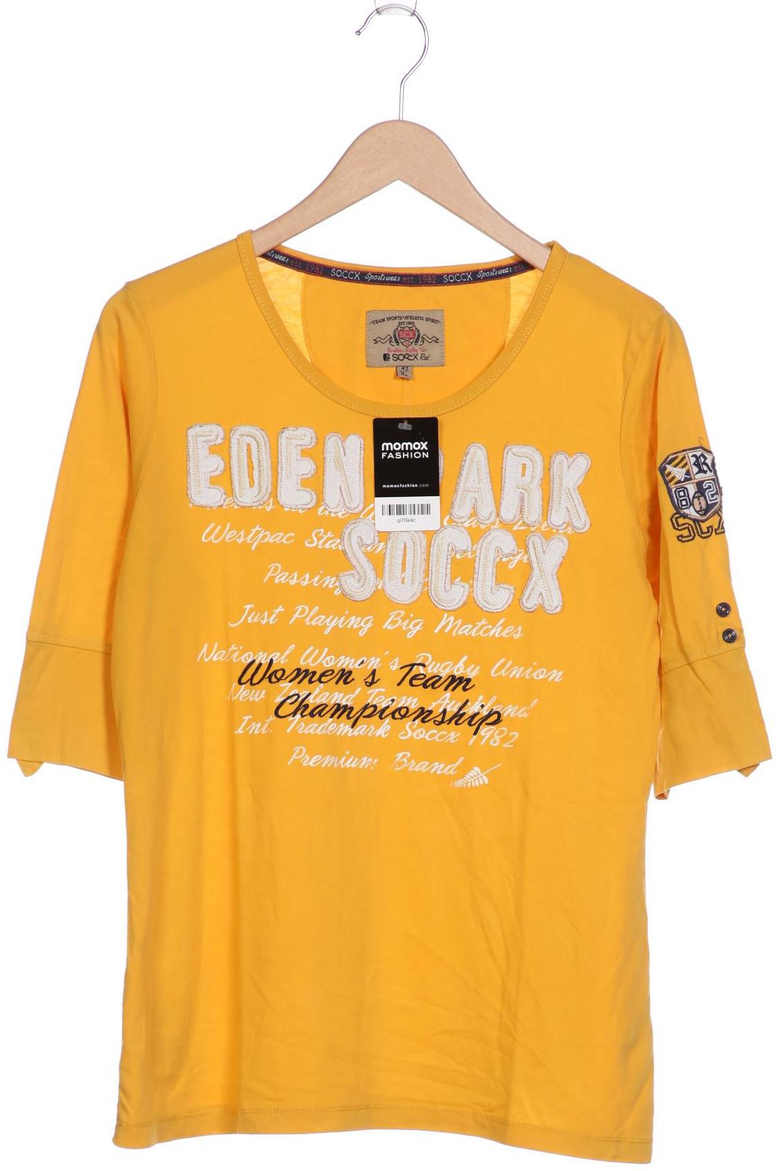 

SOCCX Damen T-Shirt, gelb
