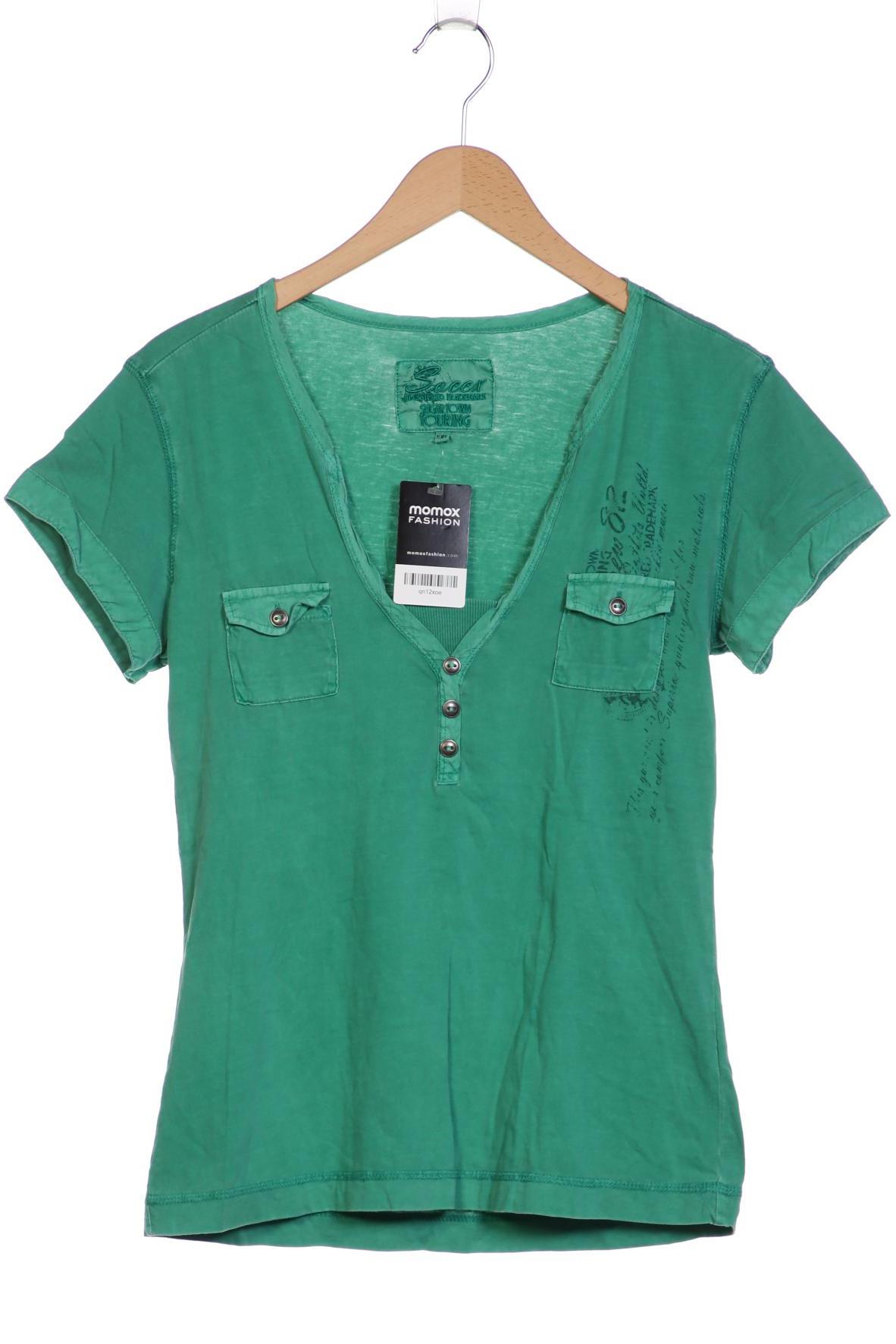 

Soccx Damen T-Shirt, grün, Gr. 46