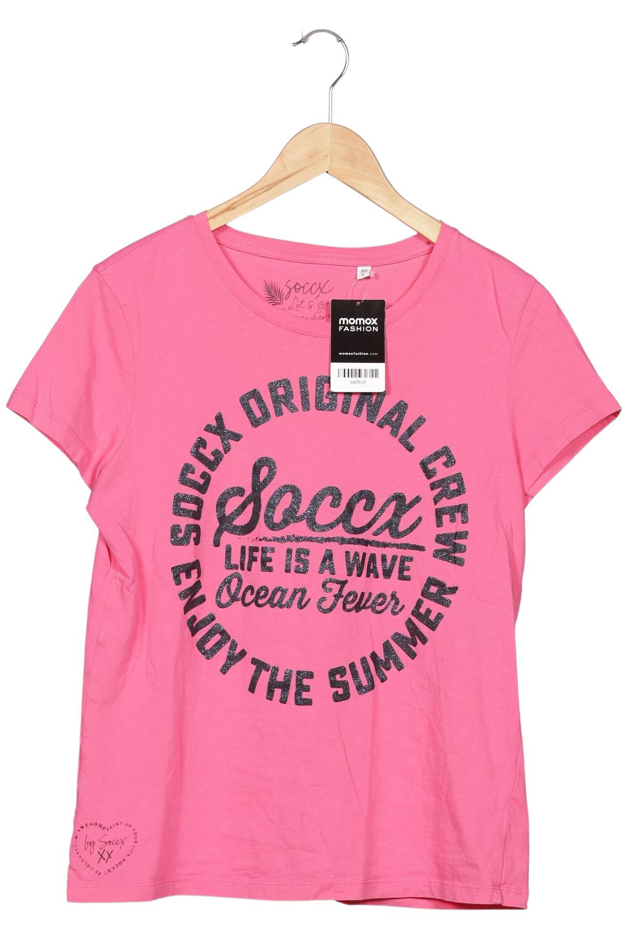 

Soccx Damen T-Shirt, pink, Gr. 40