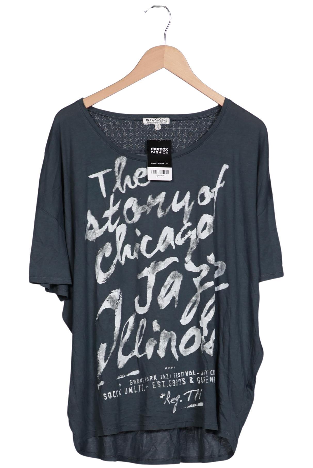 

Soccx Damen T-Shirt, türkis, Gr. 36