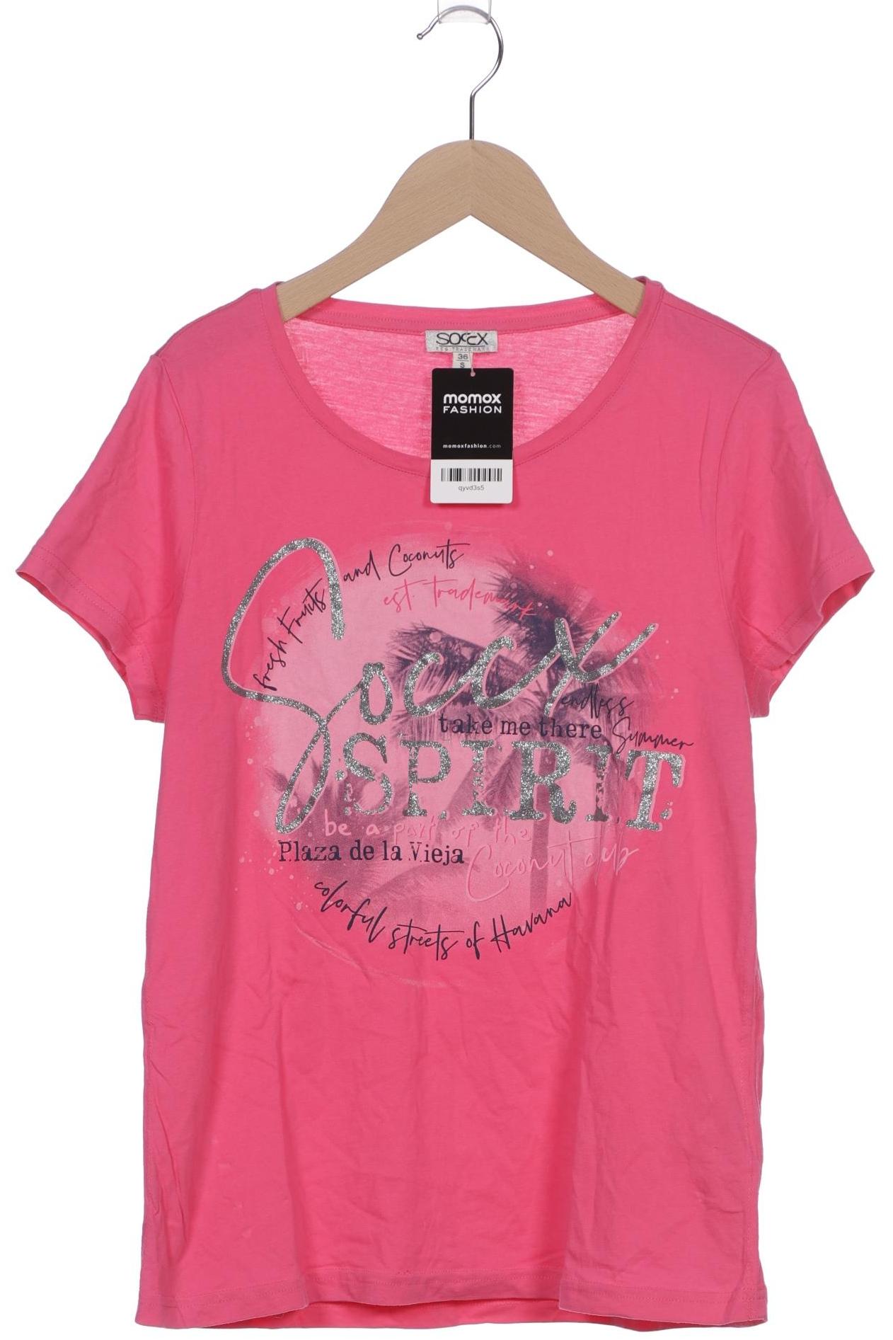 

Soccx Damen T-Shirt, pink, Gr. 36