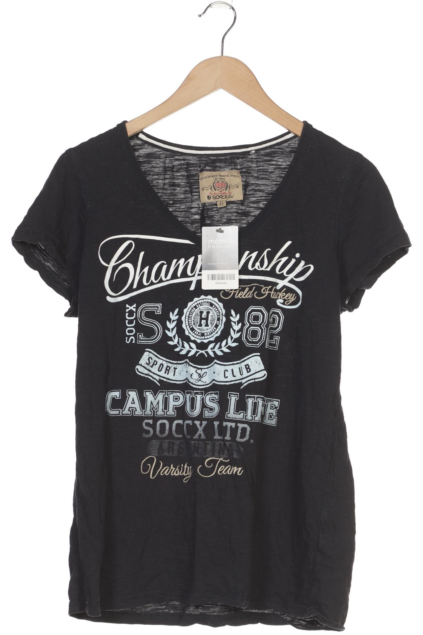 

Soccx Damen T-Shirt, marineblau, Gr. 42