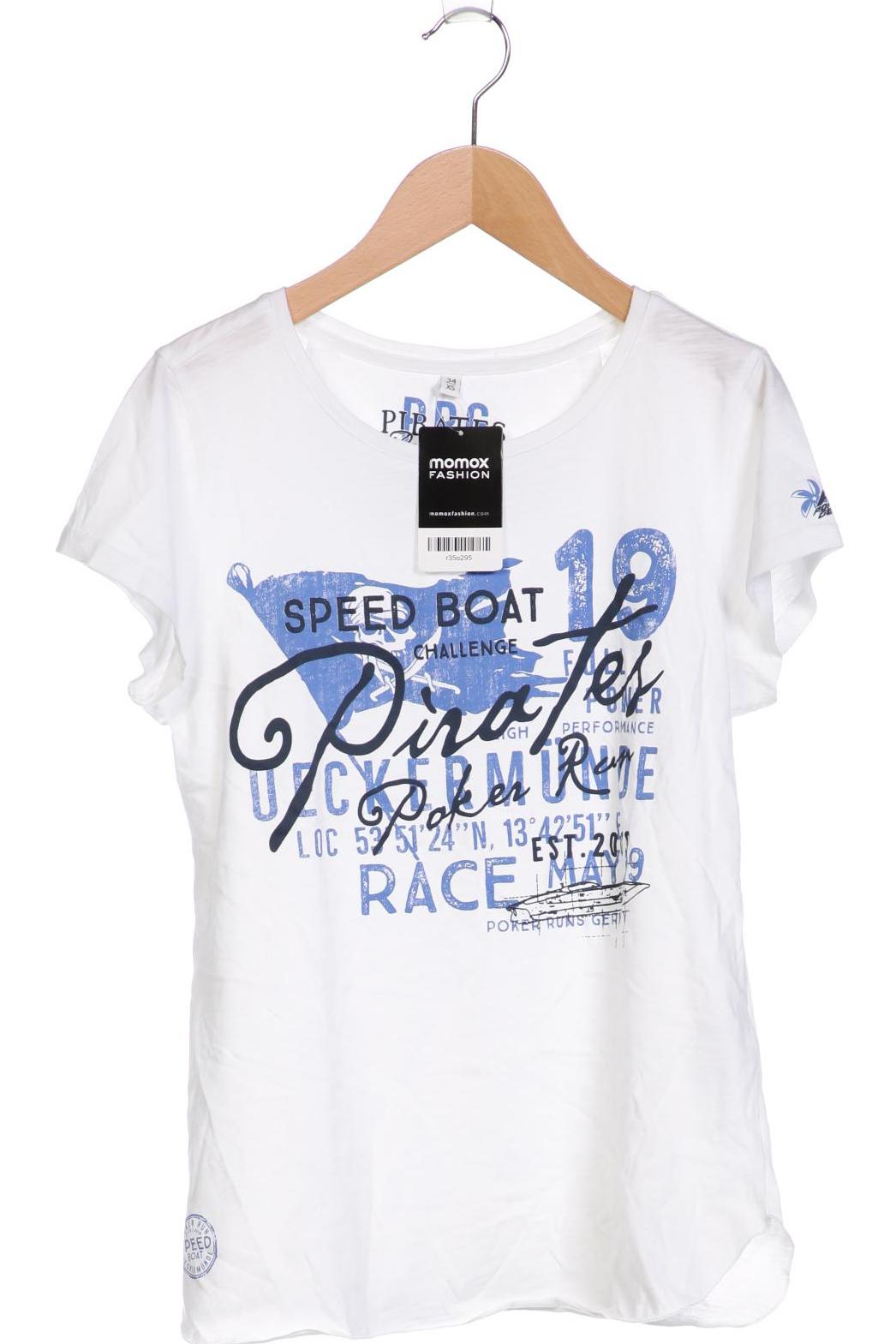 

Soccx Damen T-Shirt, weiß, Gr. 34