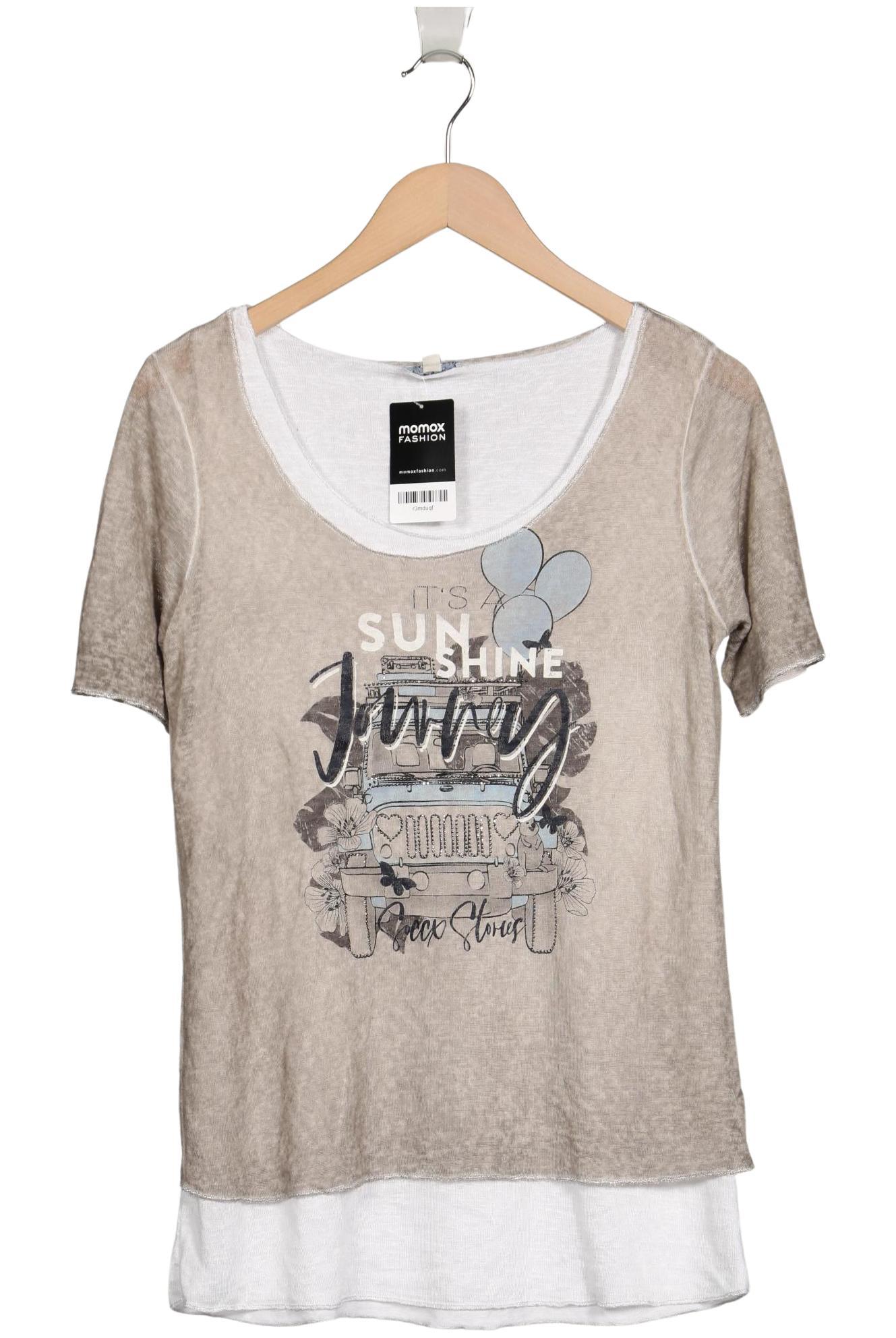 

Soccx Damen T-Shirt, grau, Gr. 36