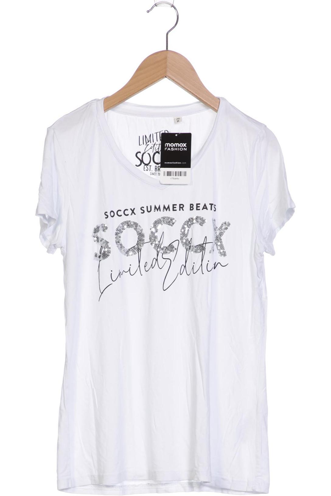 

SOCCX Damen T-Shirt, weiß