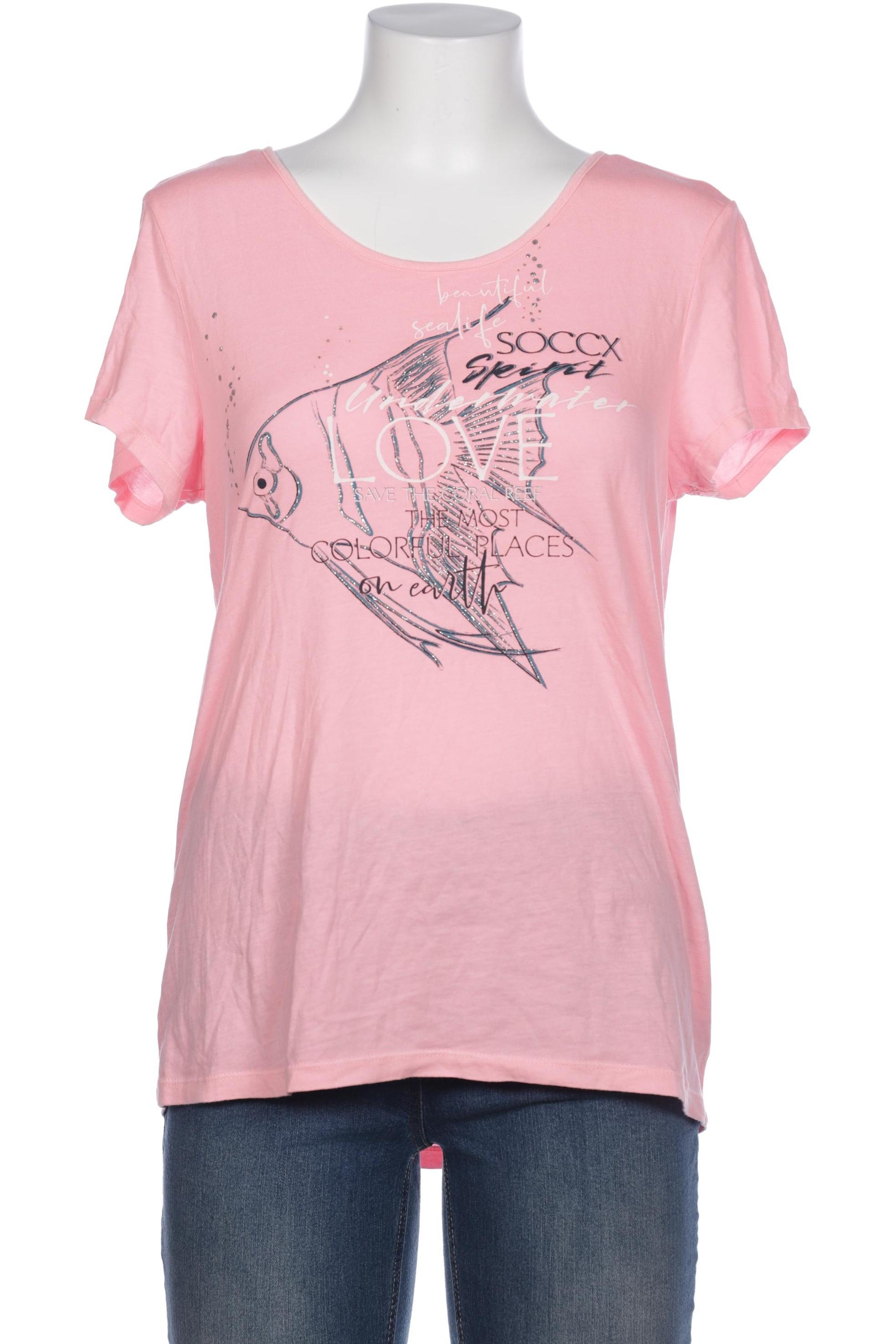 

Soccx Damen T-Shirt, pink, Gr. 38