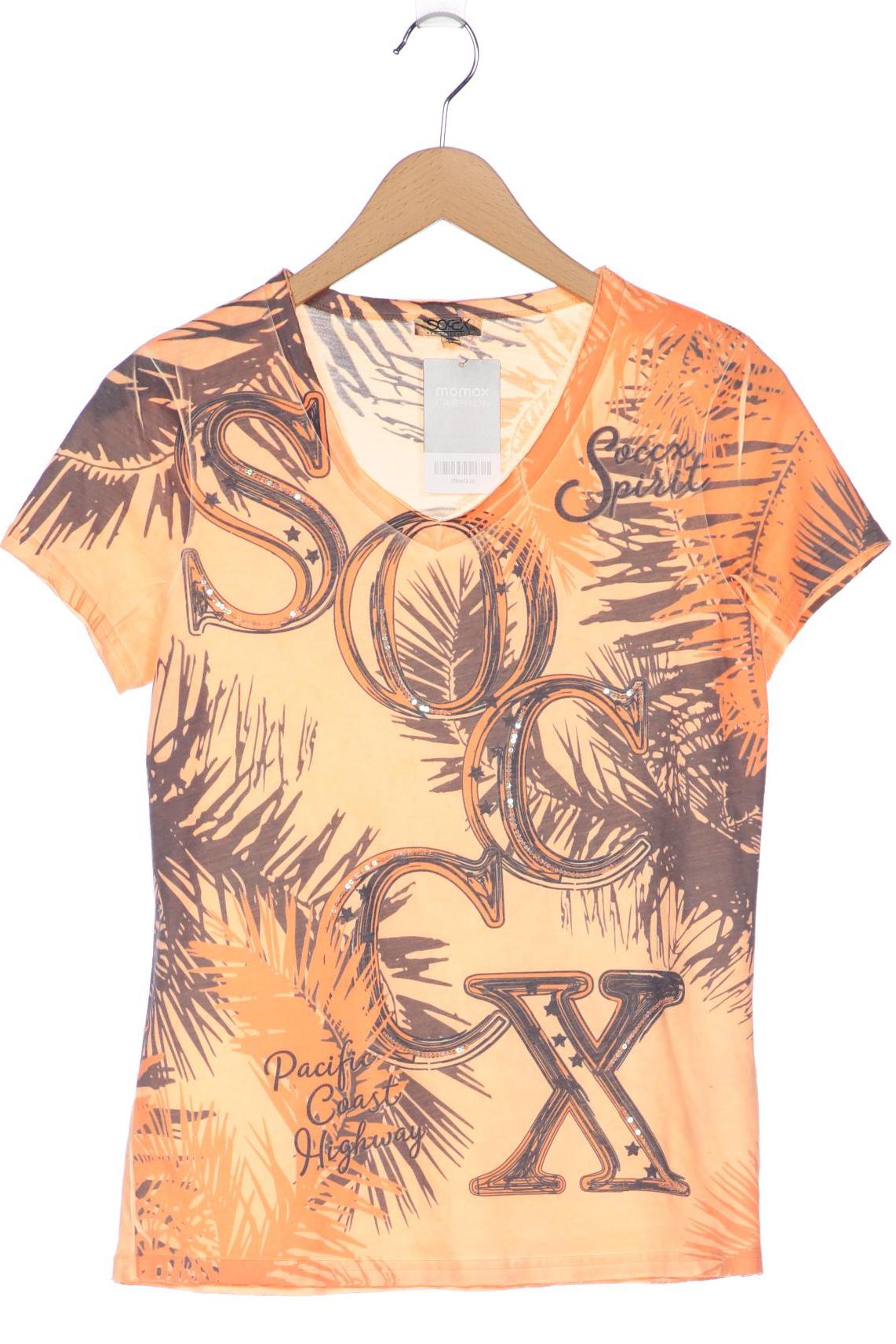 

SOCCX Damen T-Shirt, orange