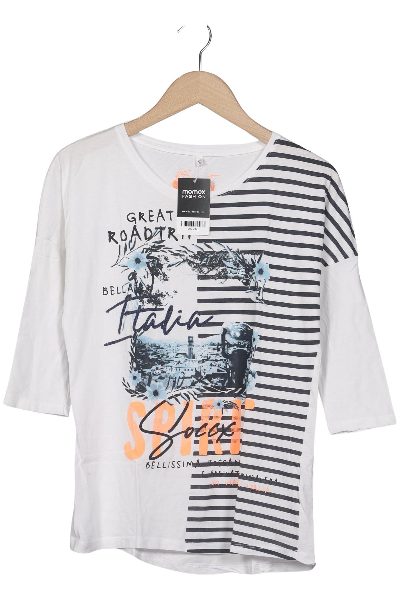 

Soccx Damen T-Shirt, weiß, Gr. 36