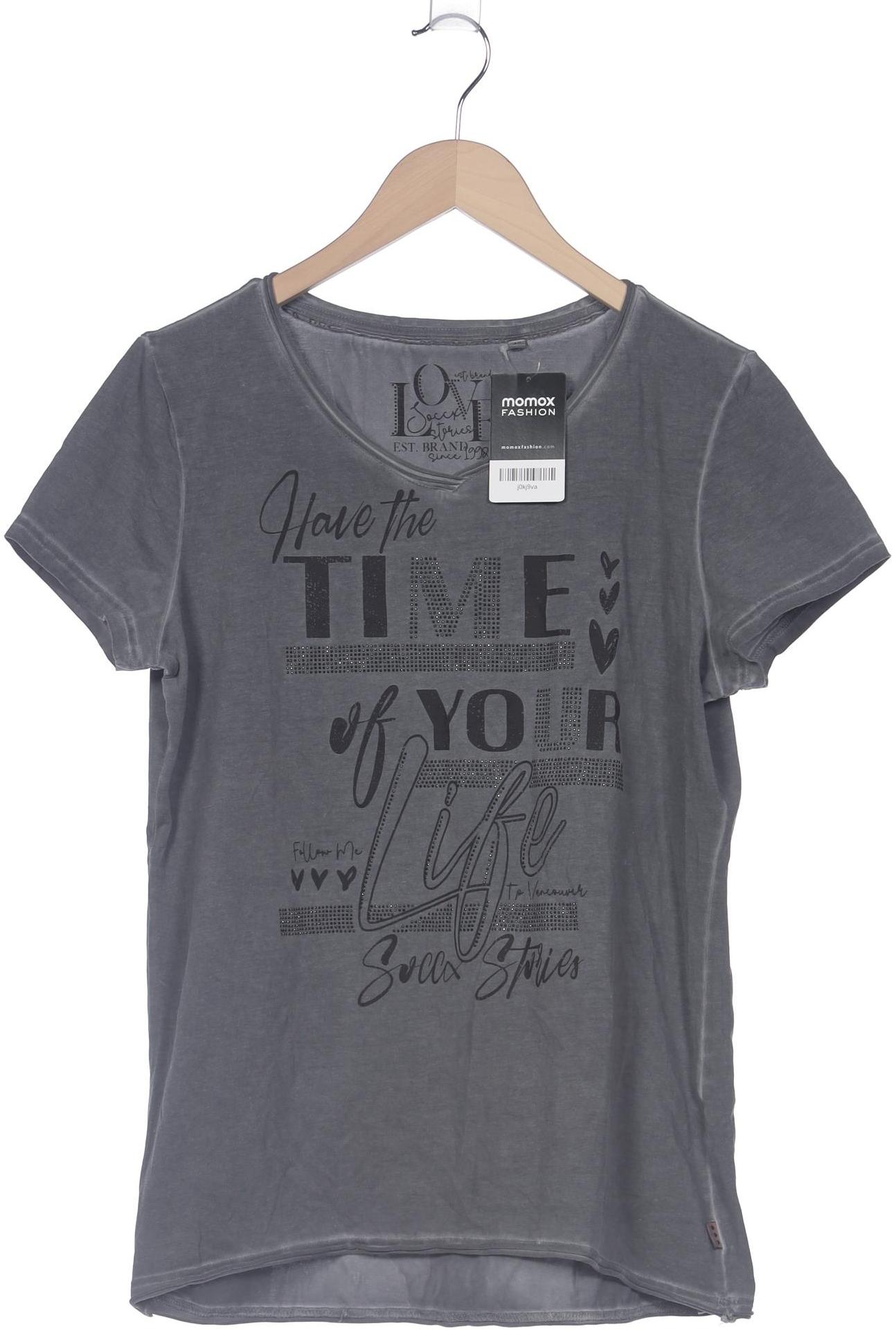 

Soccx Damen T-Shirt, grau, Gr. 42