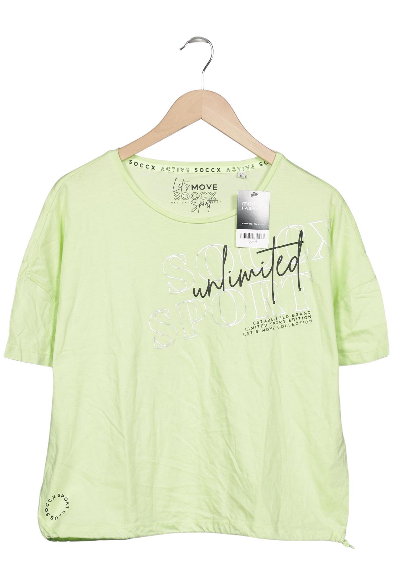 

Soccx Damen T-Shirt, hellgrün, Gr. 38