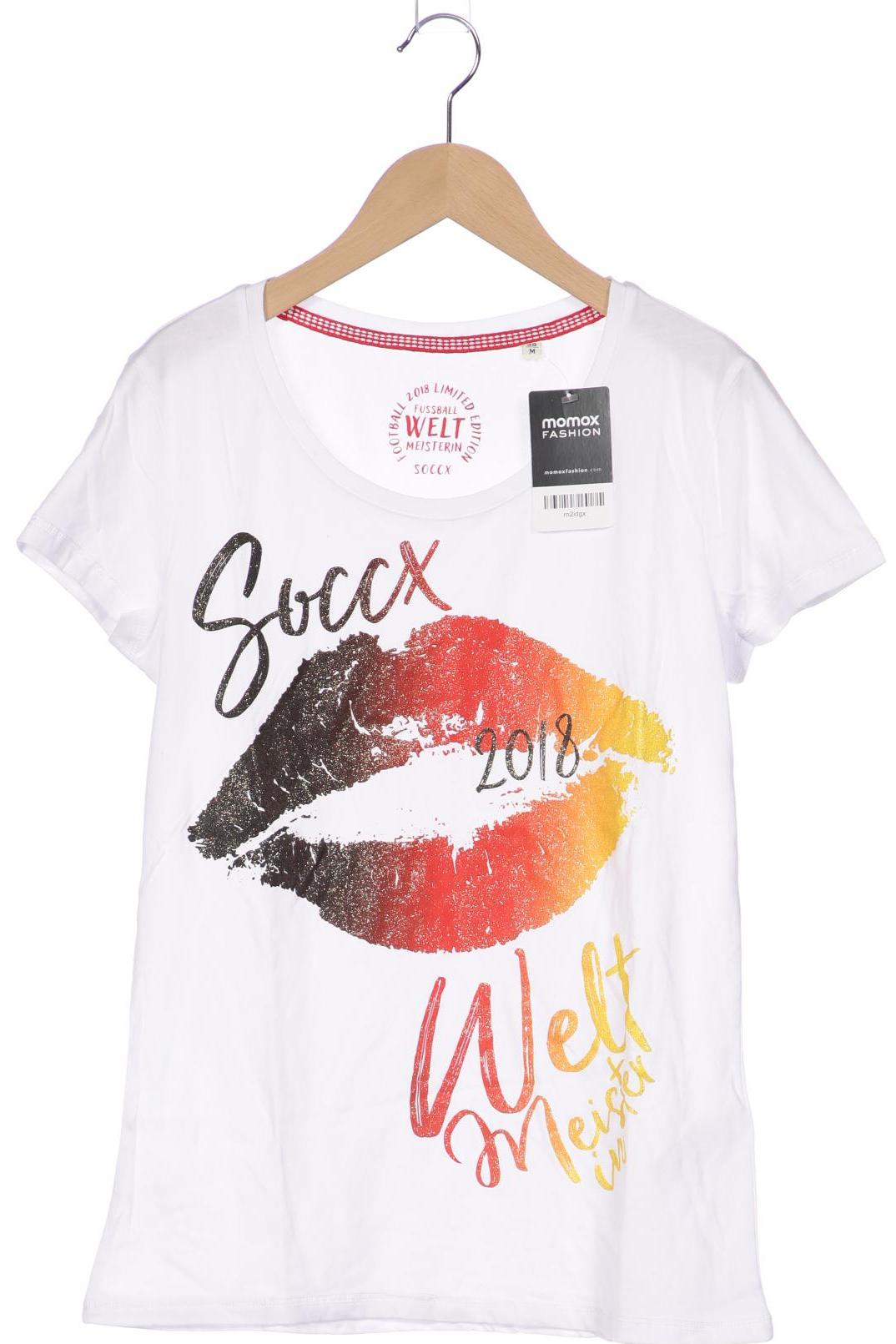 

Soccx Damen T-Shirt, weiß, Gr. 38