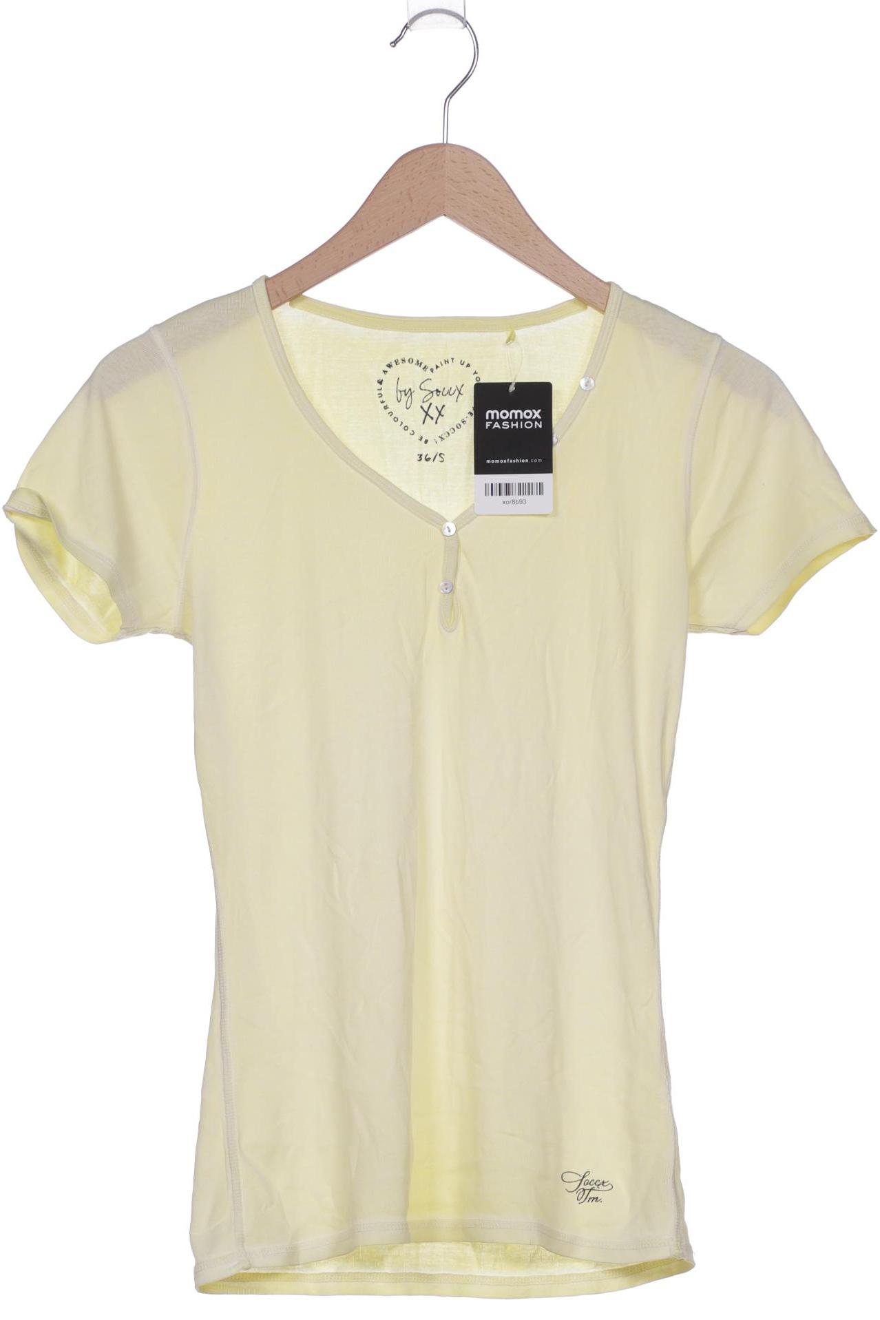 

Soccx Damen T-Shirt, gelb, Gr. 36