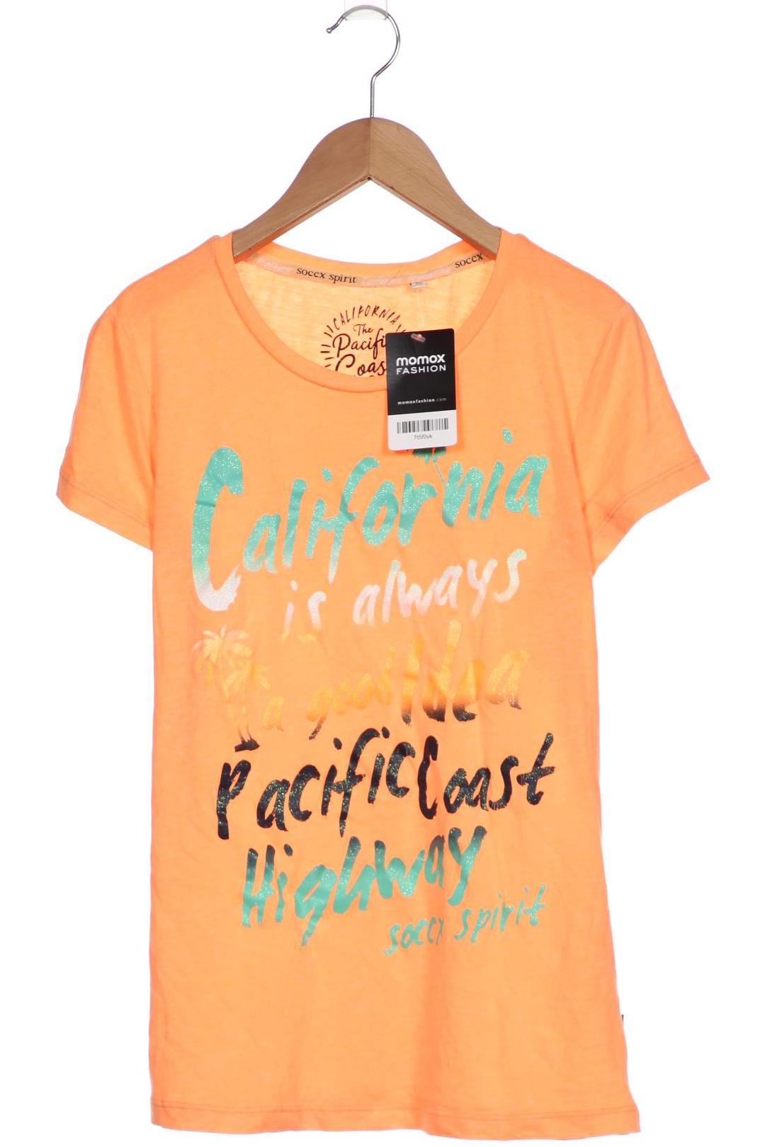 

Soccx Damen T-Shirt, orange, Gr. 38