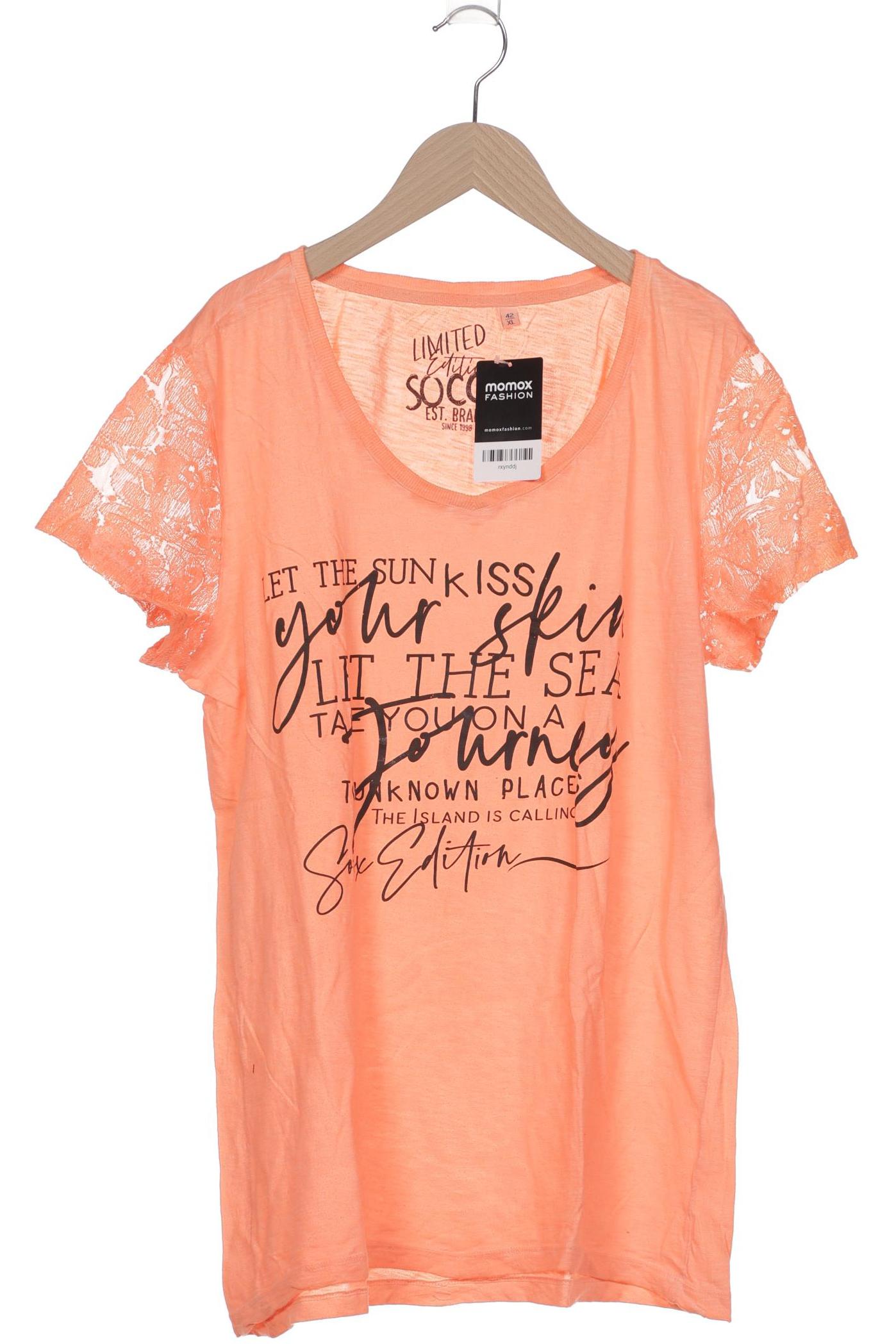 

Soccx Damen T-Shirt, neon, Gr. 42