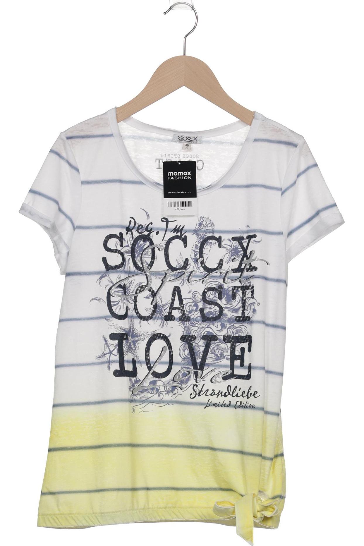 

Soccx Damen T-Shirt, mehrfarbig, Gr. 36