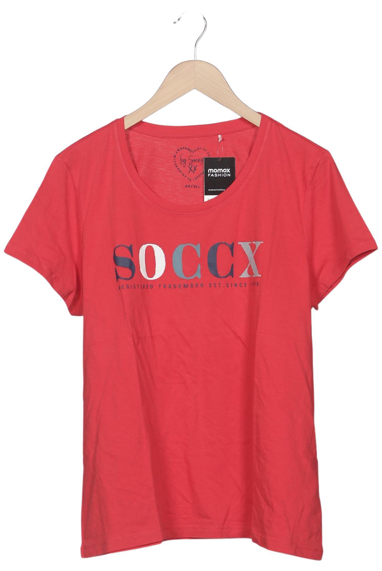 

Soccx Damen T-Shirt, rot, Gr. 44