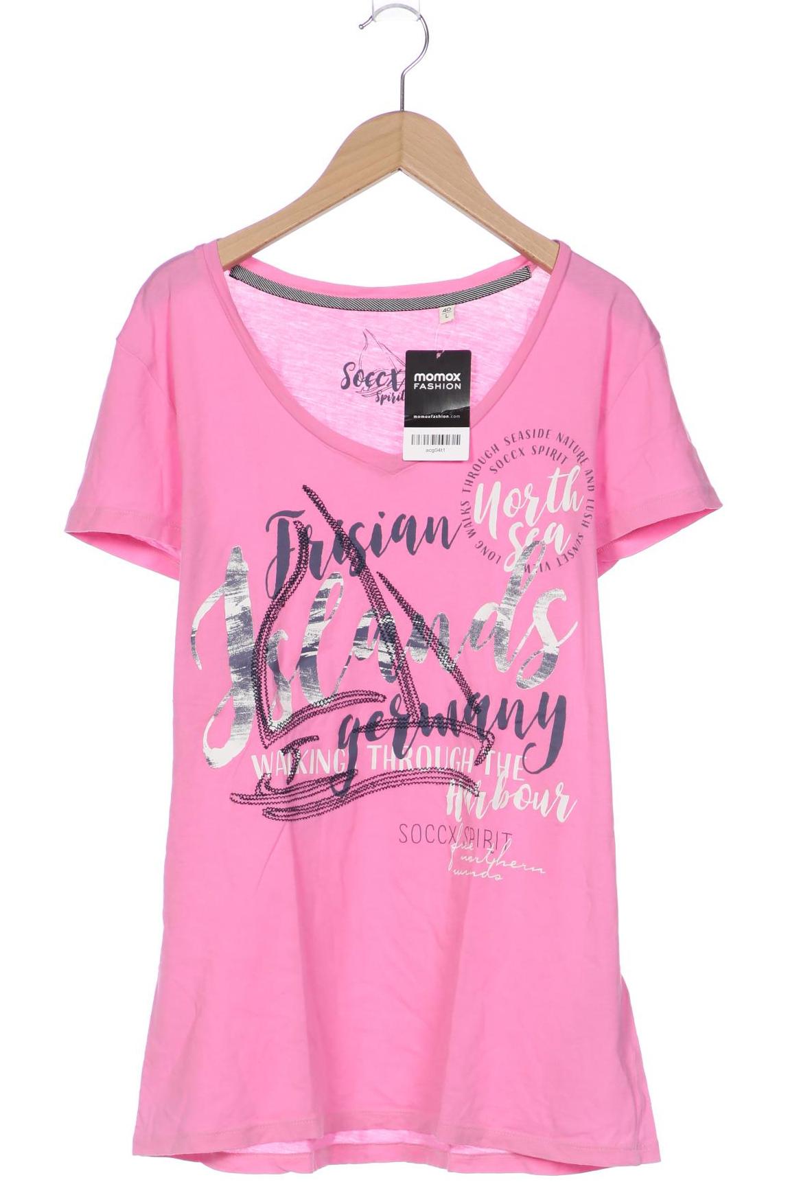 

SOCCX Damen T-Shirt, pink