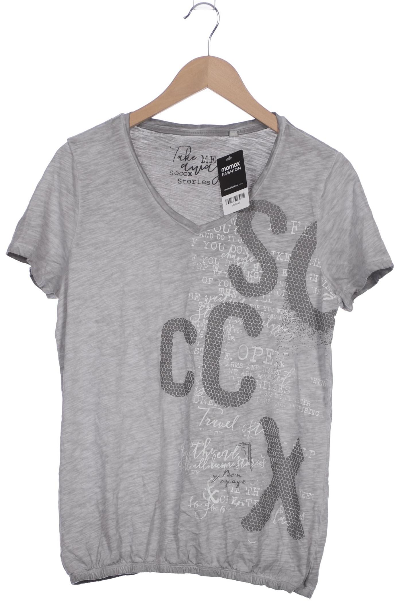 

Soccx Damen T-Shirt, grau, Gr. 42