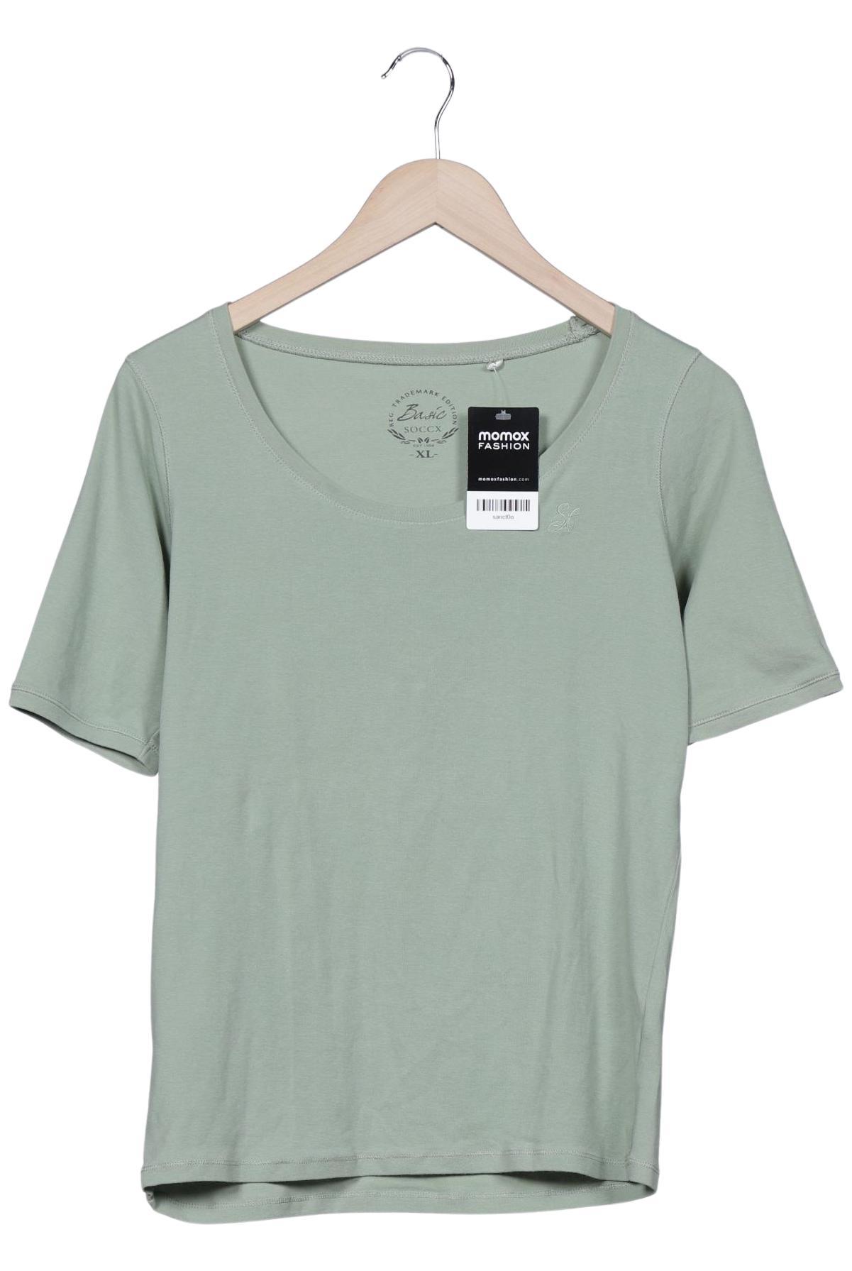 

Soccx Damen T-Shirt, grün, Gr. 44