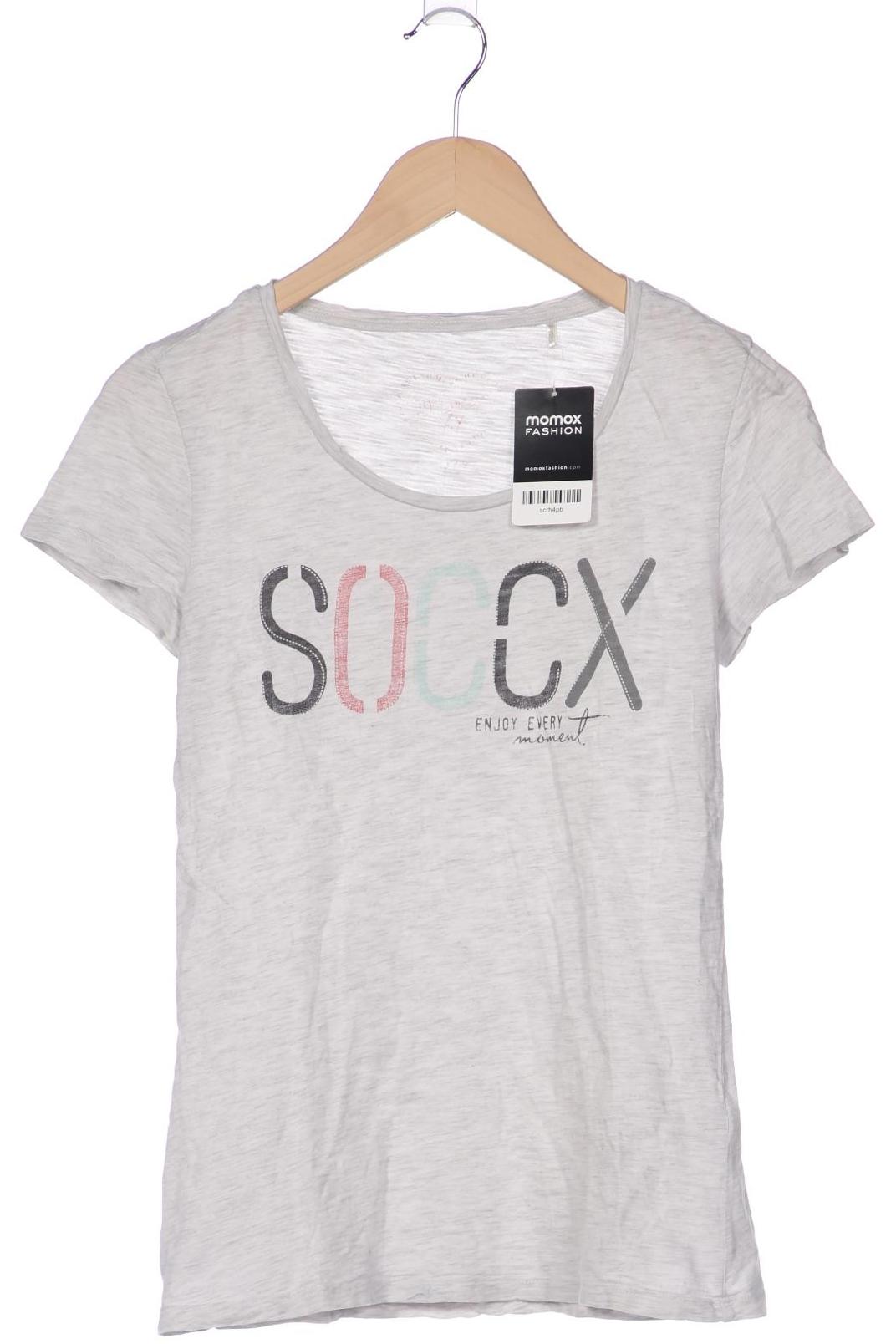 

Soccx Damen T-Shirt, grau, Gr. 36