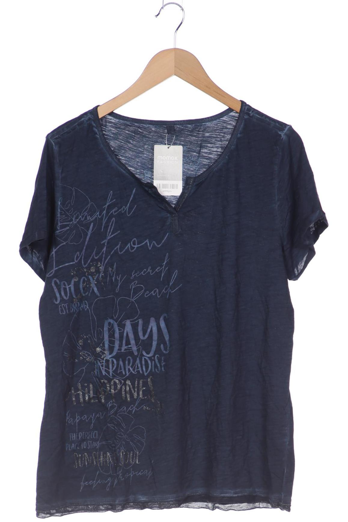 

Soccx Damen T-Shirt, marineblau, Gr. 42