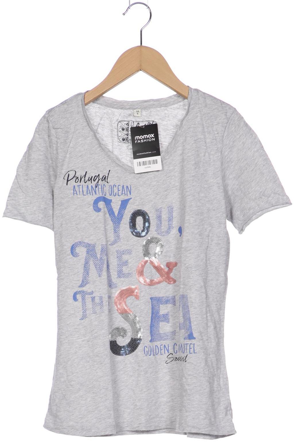

Soccx Damen T-Shirt, grau, Gr. 36