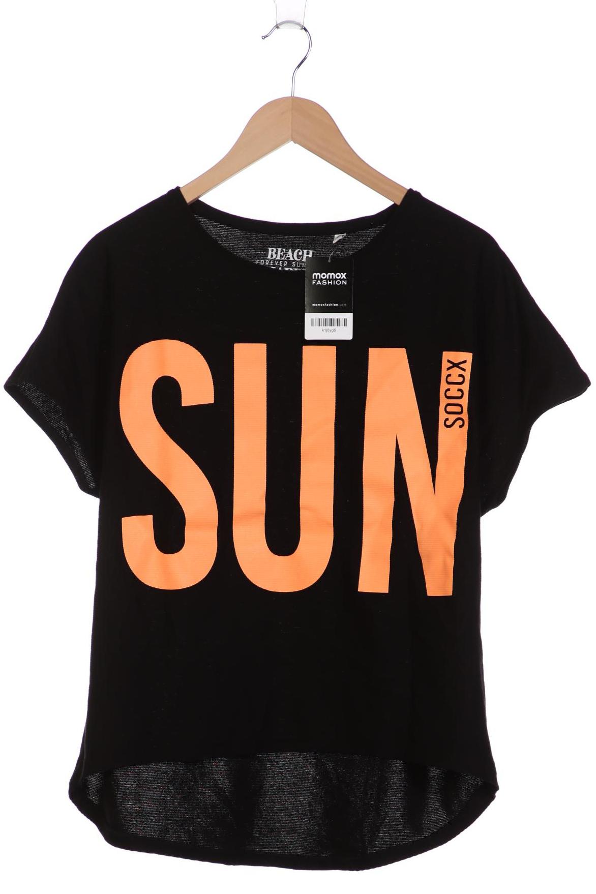 

Soccx Damen T-Shirt, schwarz, Gr. 40