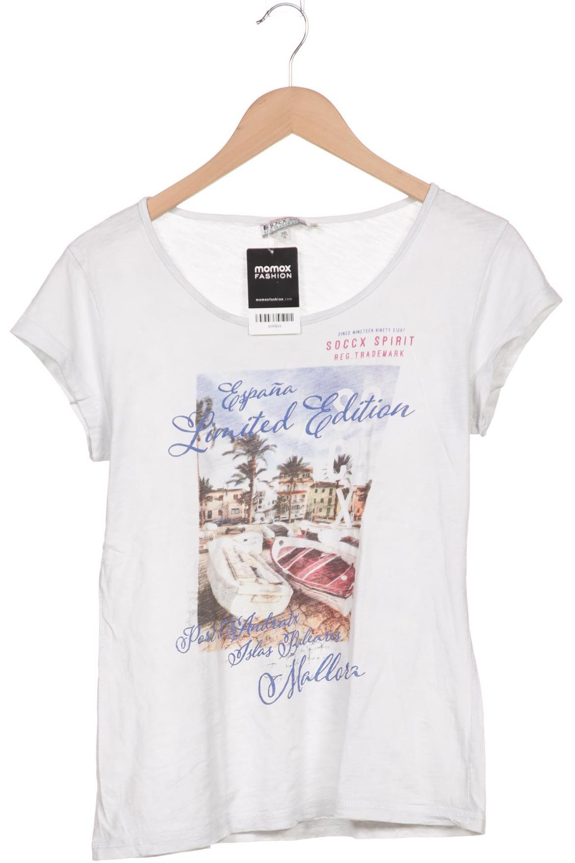

Soccx Damen T-Shirt, grau, Gr. 36
