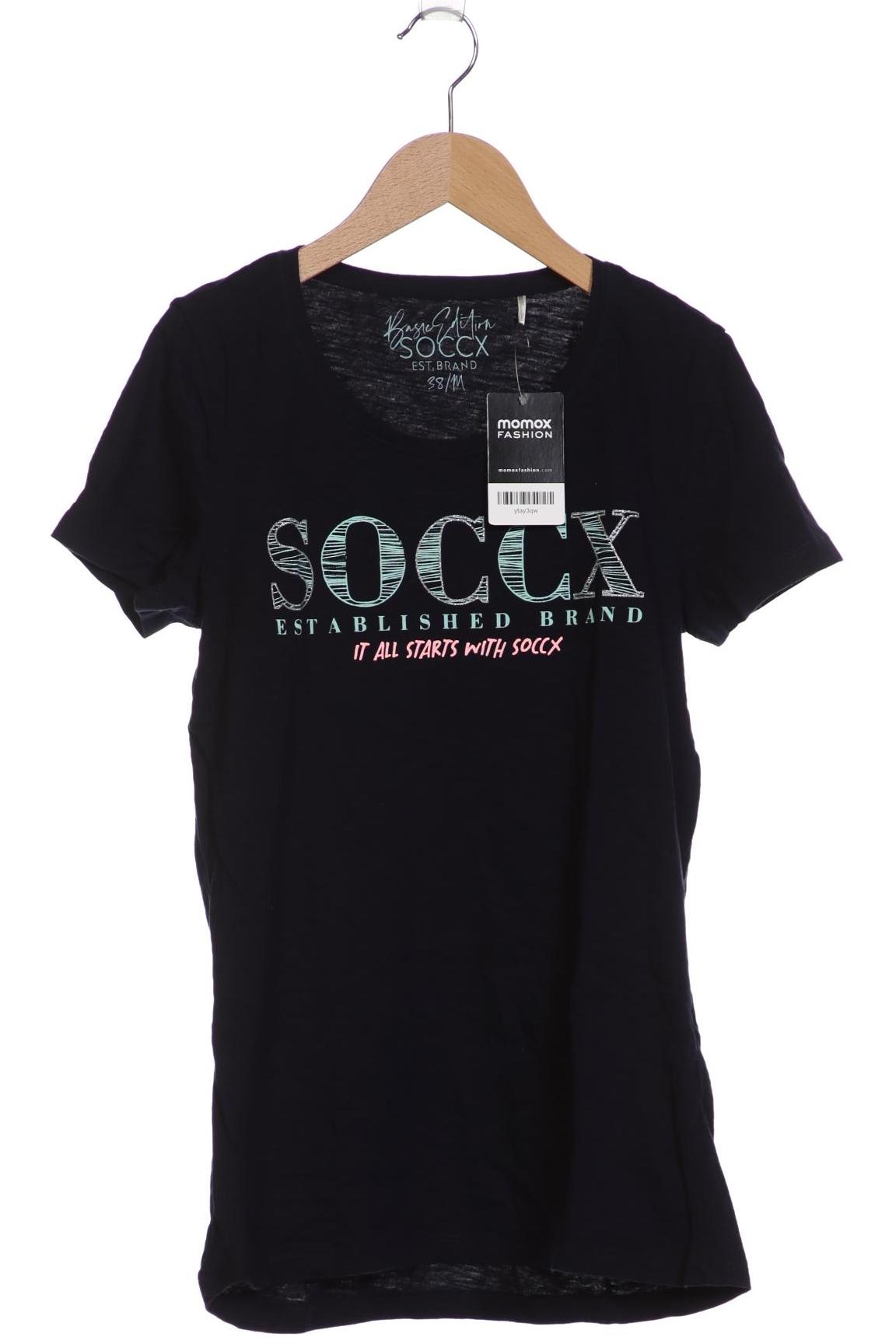 

Soccx Damen T-Shirt, marineblau, Gr. 38