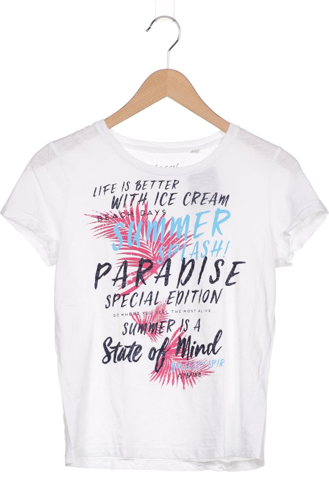 

SOCCX Damen T-Shirt, weiß