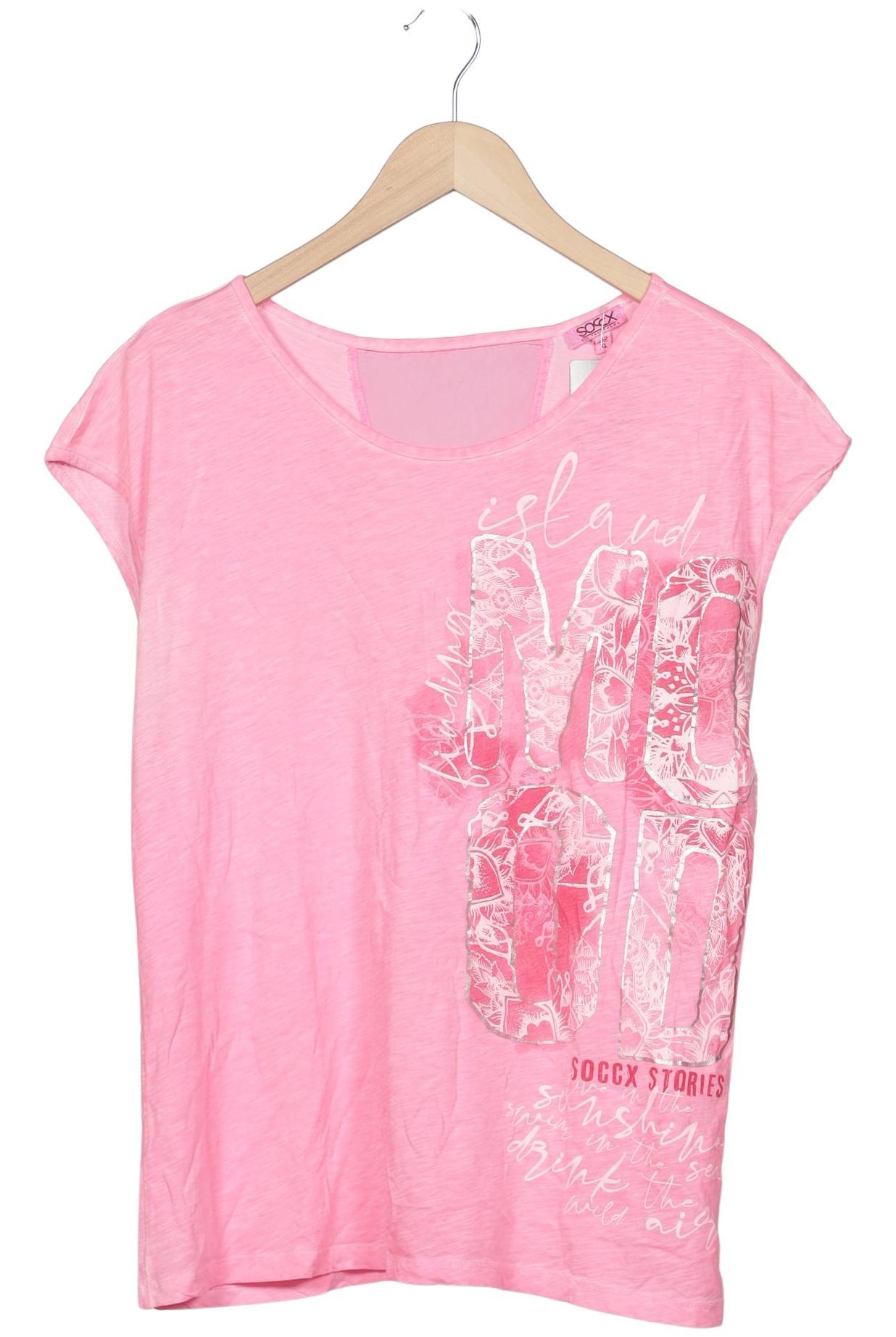 

Soccx Damen T-Shirt, pink, Gr. 42