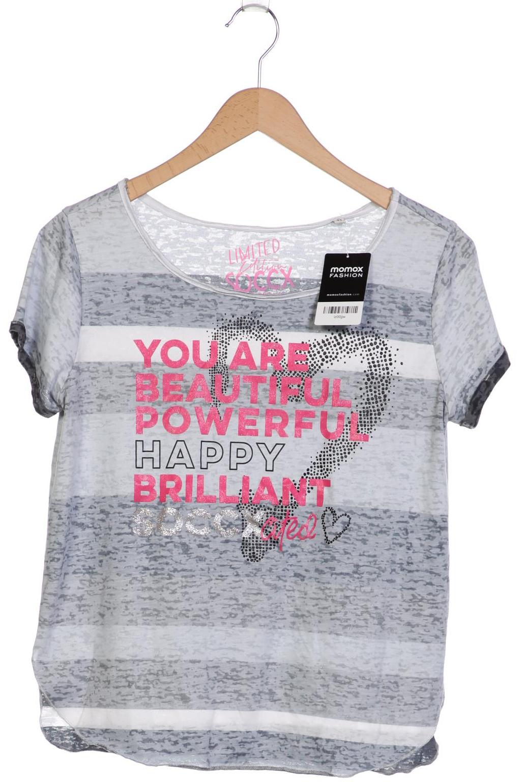 

Soccx Damen T-Shirt, grau, Gr. 38