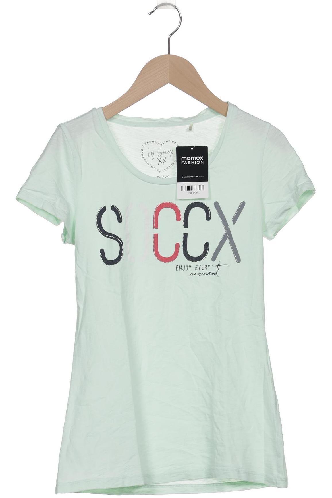 

Soccx Damen T-Shirt, hellgrün, Gr. 34
