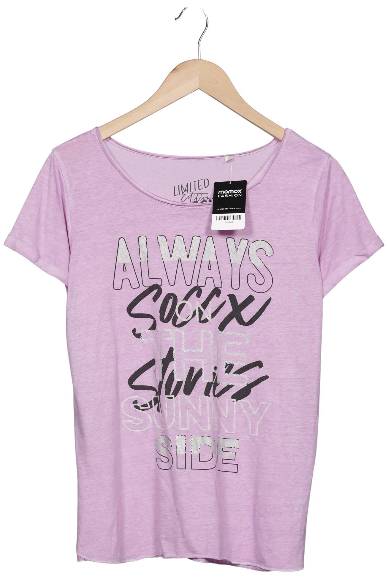 

Soccx Damen T-Shirt, flieder, Gr. 38