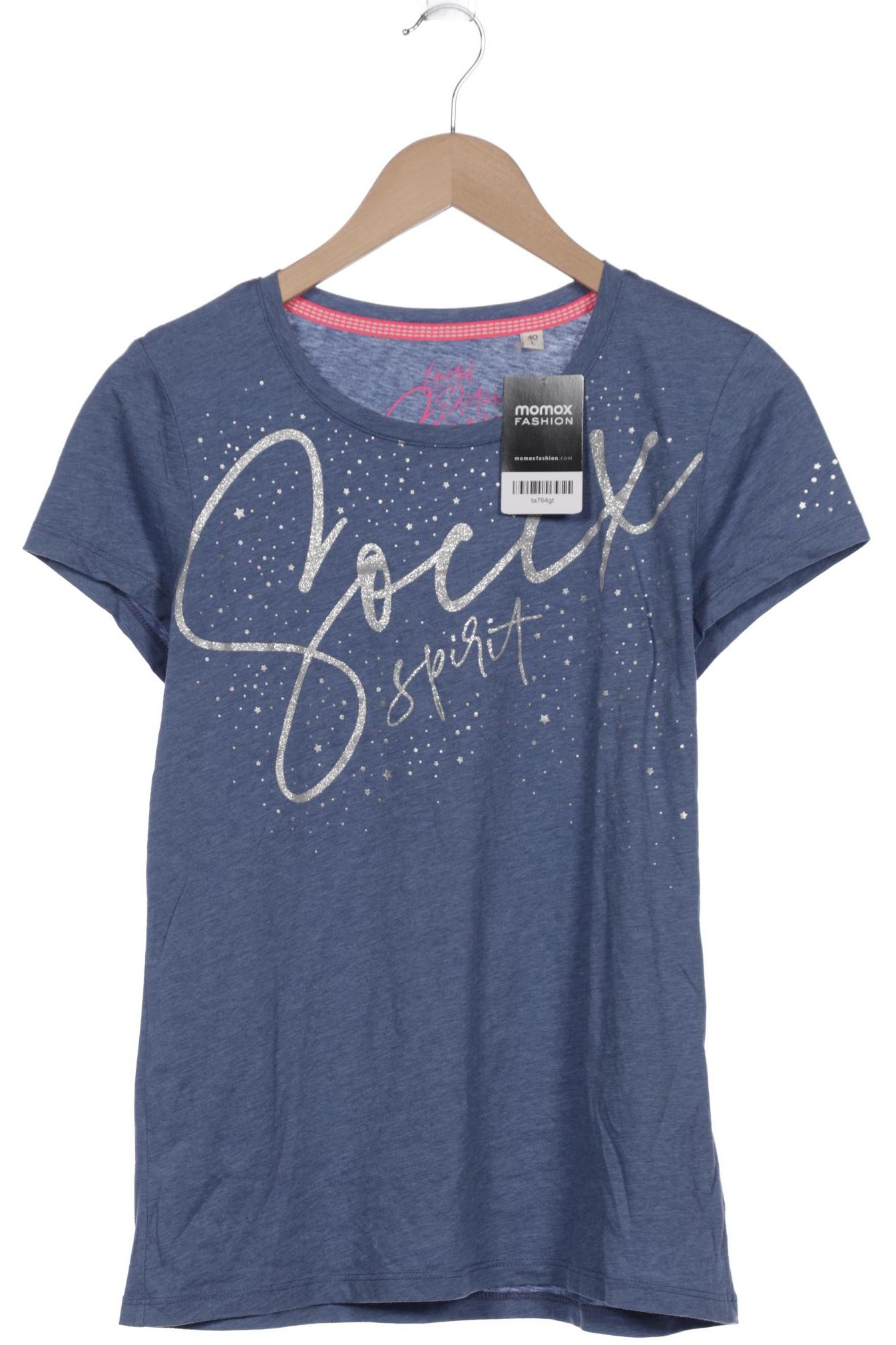 

SOCCX Damen T-Shirt, blau